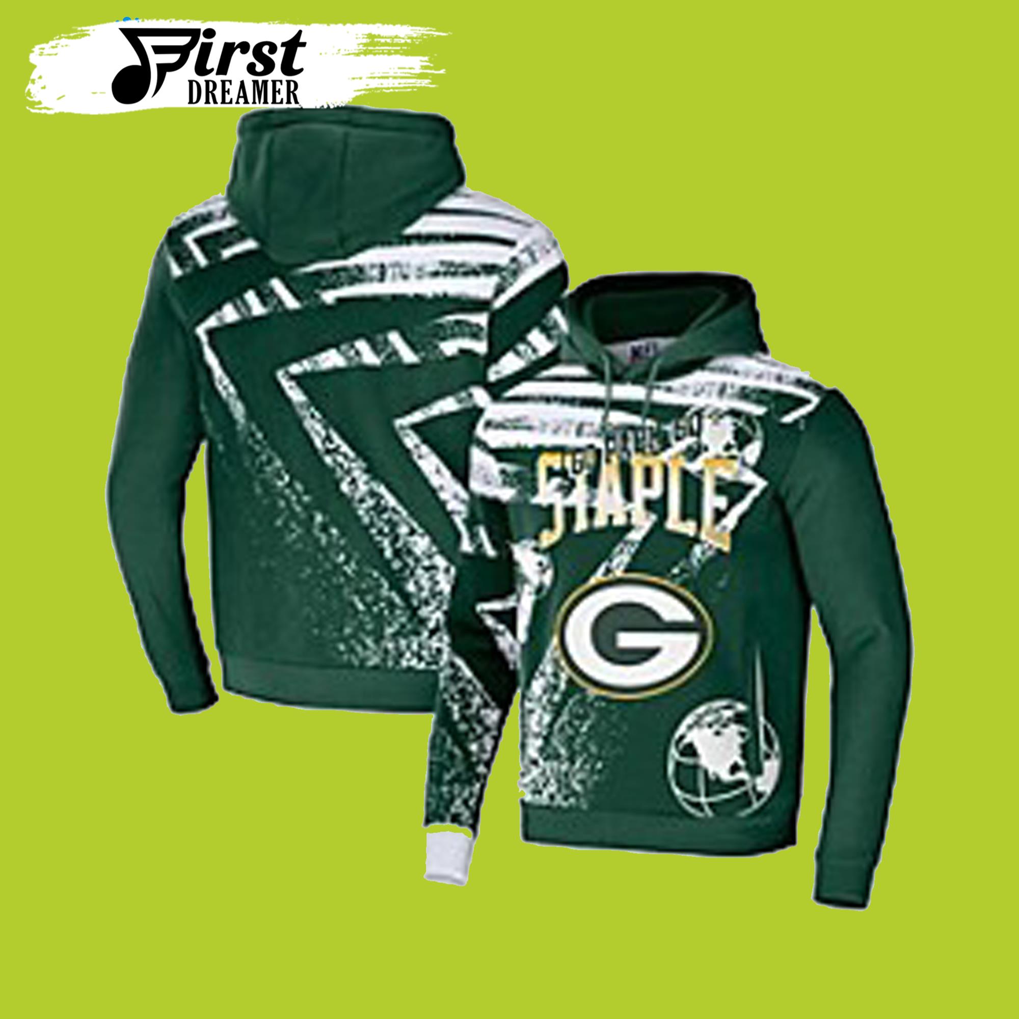 Official Green Bay Packers 3D Hoodies For Men