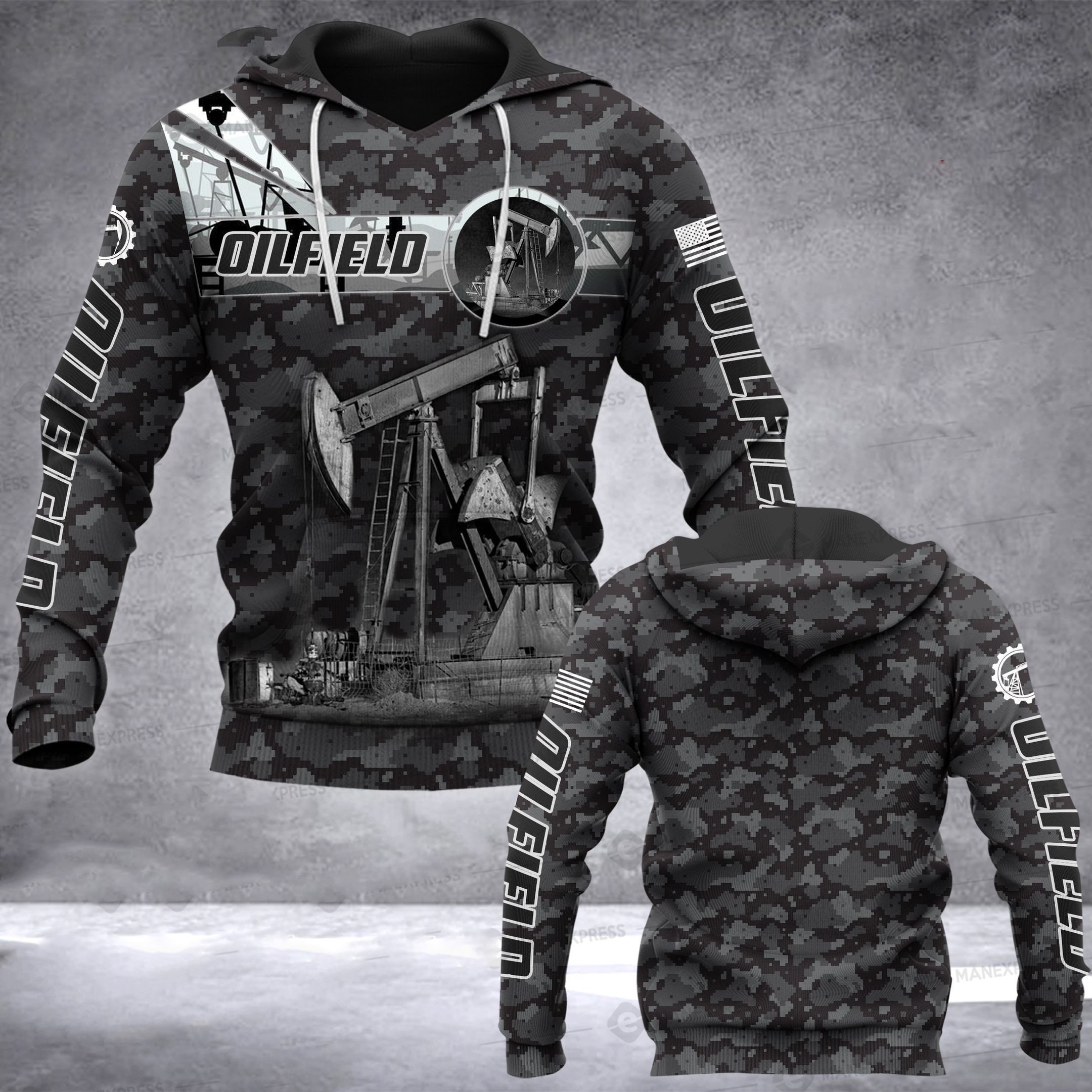 Oilfield 3D Hoodie