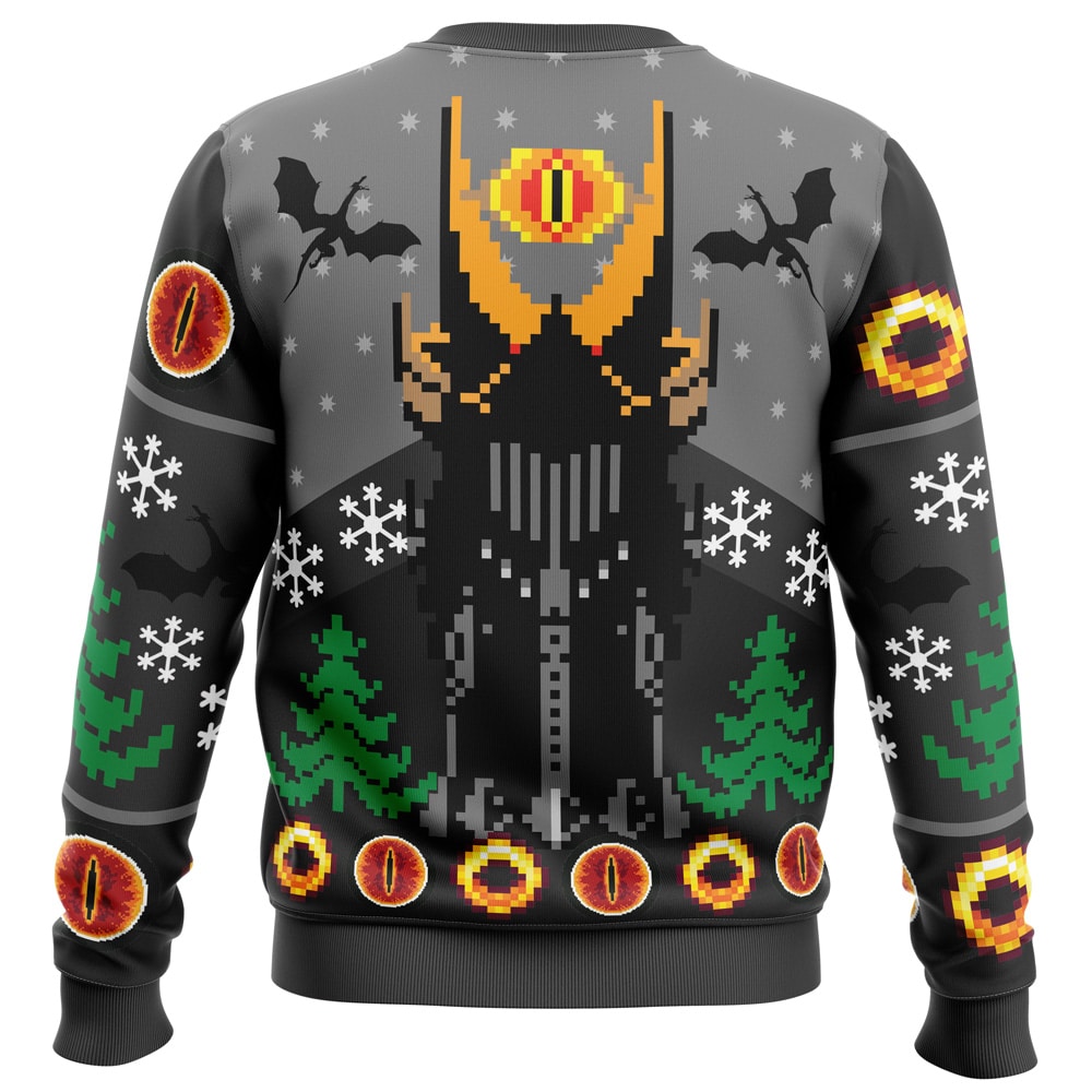 One Christmas to Rule Them All The Lord of the Rings Ugly Christmas Sweater- Best Christmas Gifts 2023