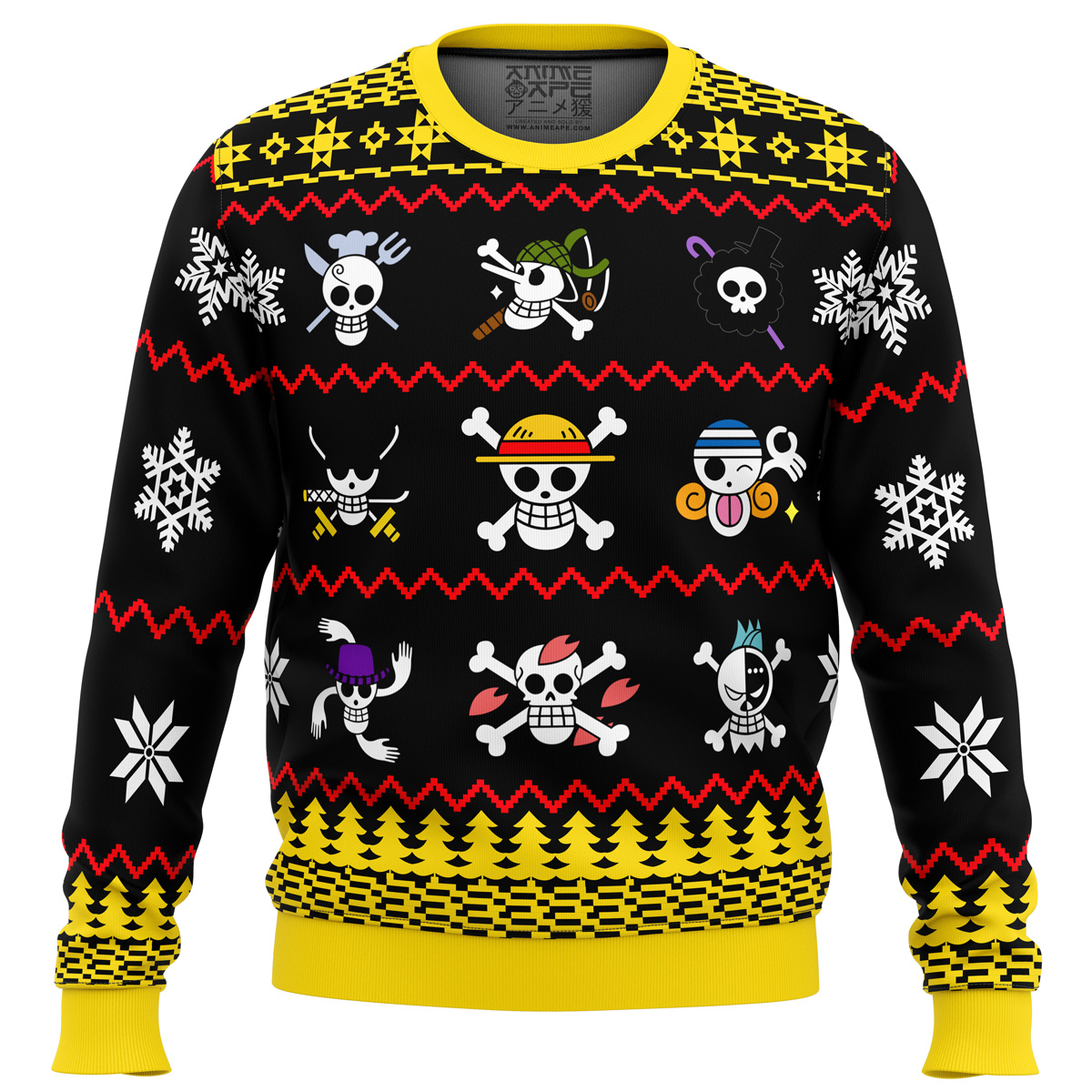 One Piece One Piece Flags Ugly Christmas Sweater- Best Christmas Gifts 2023