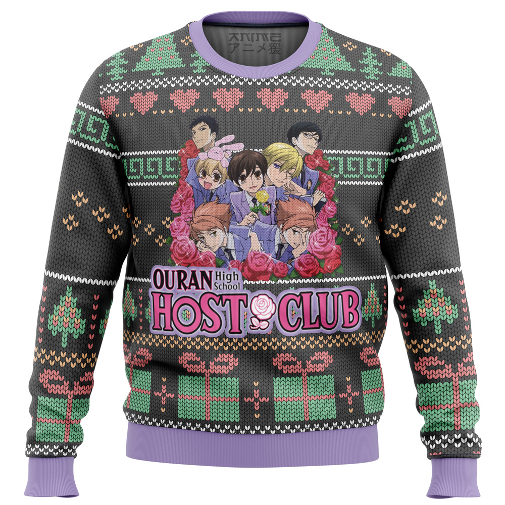 Ouran High School Alt Ugly Christmas Sweater- Best Christmas Gifts 2023