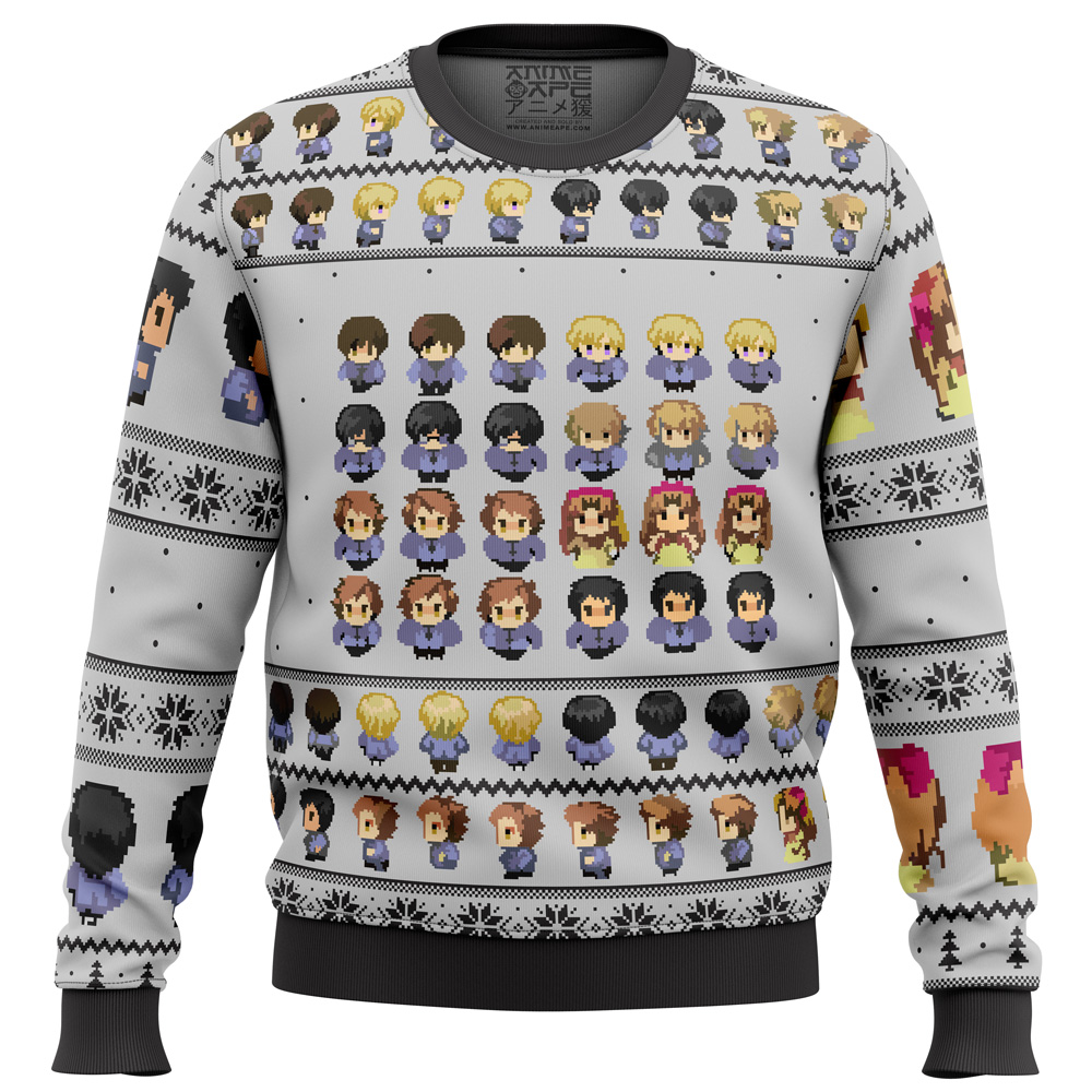 Ouran High School Host Club Sprites Ugly Christmas Sweater- Best Christmas Gifts 2023