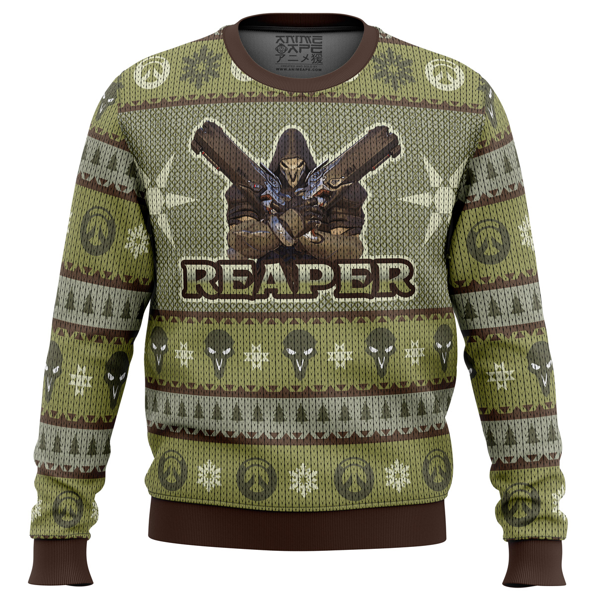 Overwatch The Reaper Ugly Christmas Sweater- Best Christmas Gifts 2023