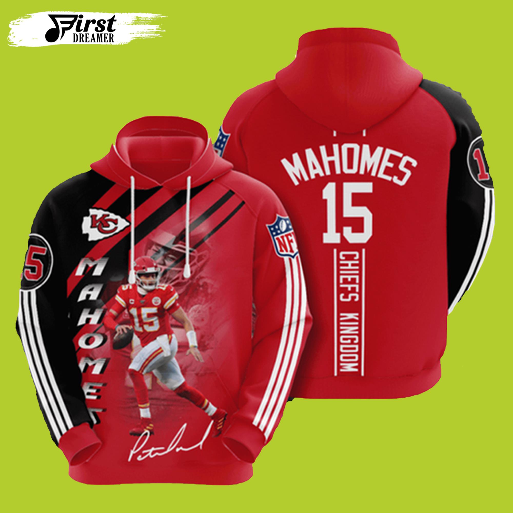 Patrick Mahomes Kansas City Chiefs Hoodie 3D