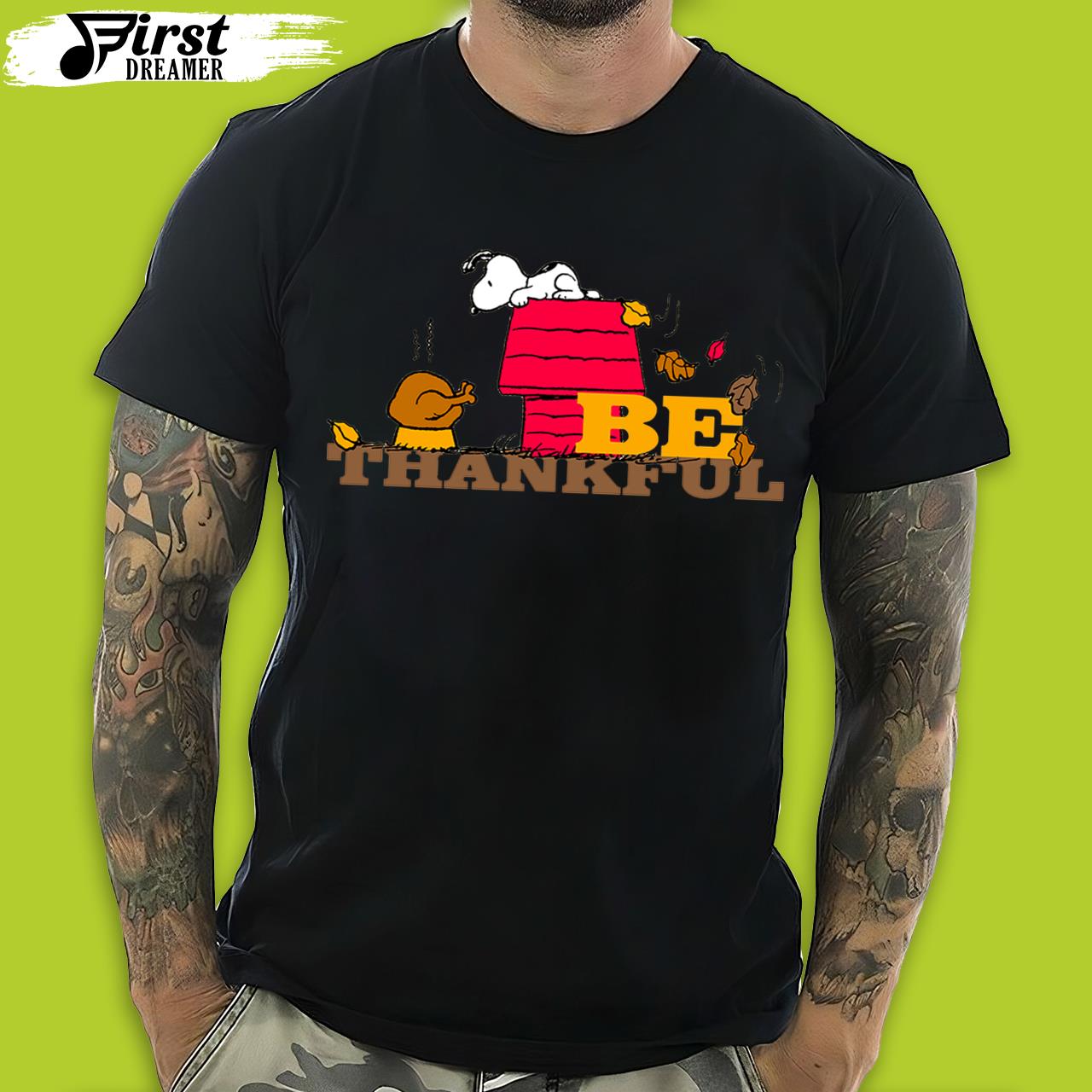 Peanuts Thanksgiving Shirt Snoopy Be Thankful