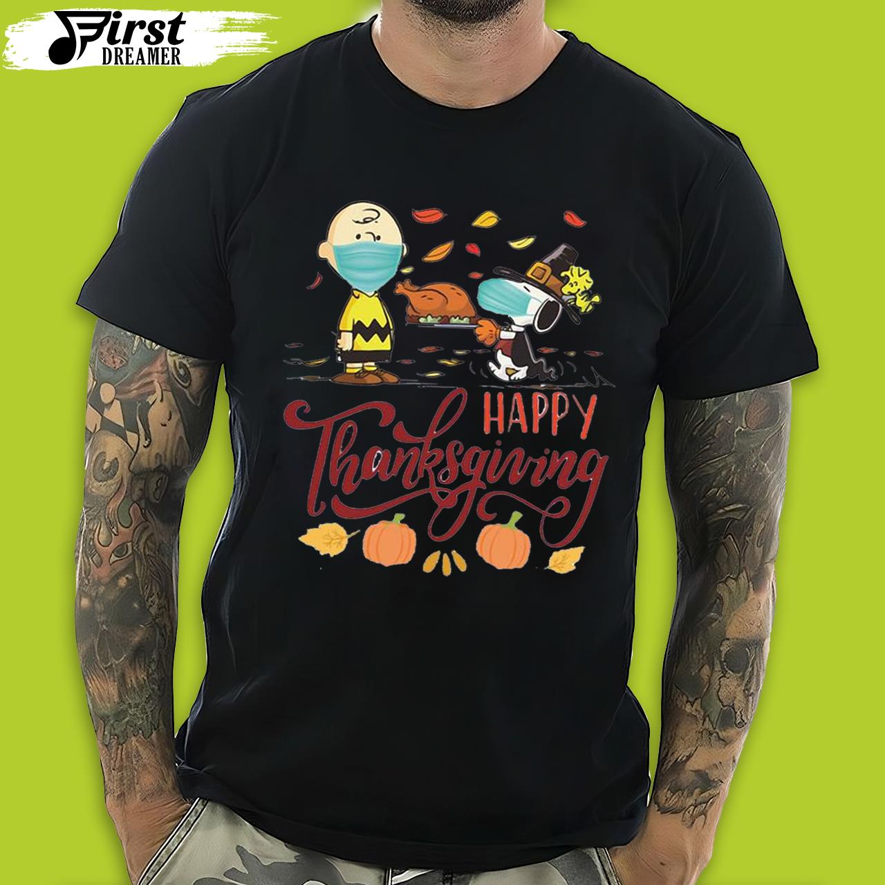 Peanuts Thanksgiving Shirt Snoopy Charlie Brown Quarantine Happy Thanksgiving