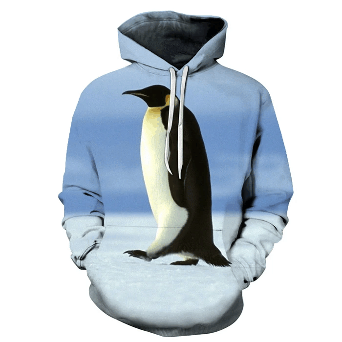 Penguin Unisex 3D Hoodie