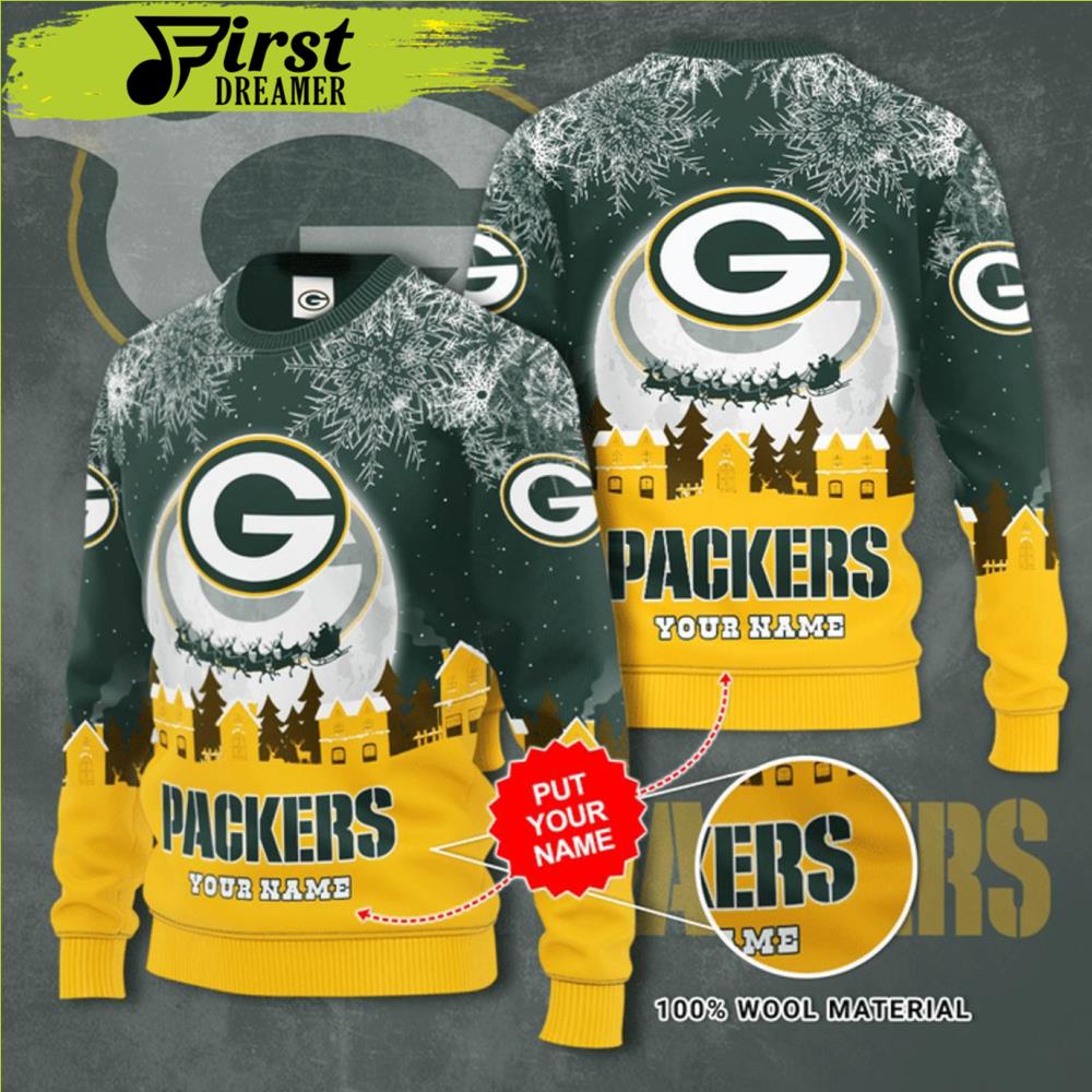 Personalized Green Bay Packers Ugly Christmas Sweater- Best Christmas Gifts 2023