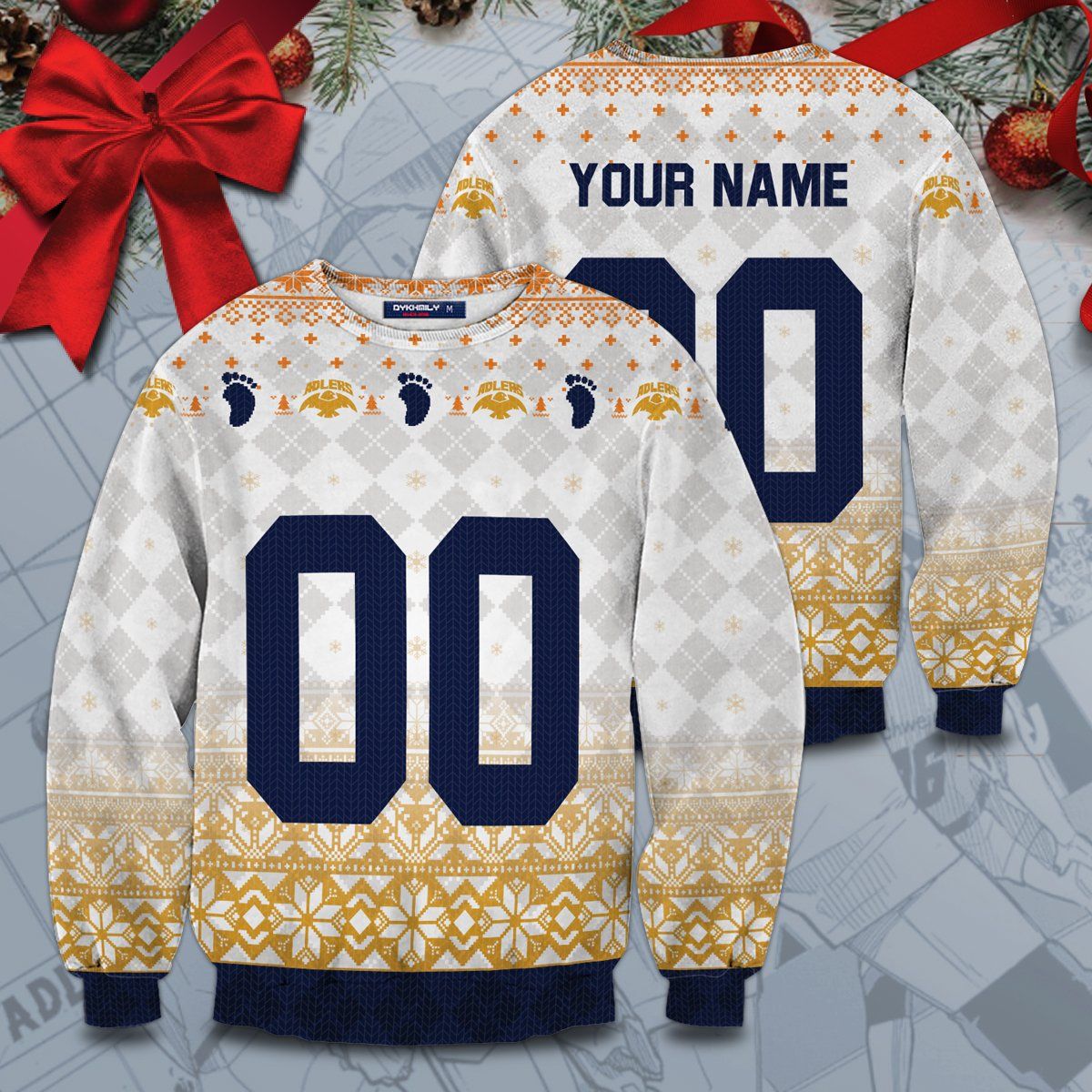 Personalized Team Schweiden Adlers Christmas Ugly Christmas Sweater – Best Christmas Gifts 2023