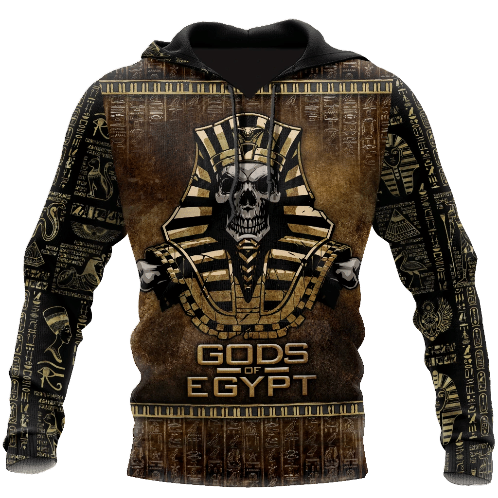 Pharaoh Skull Ancient Egypt 3D Hoodie