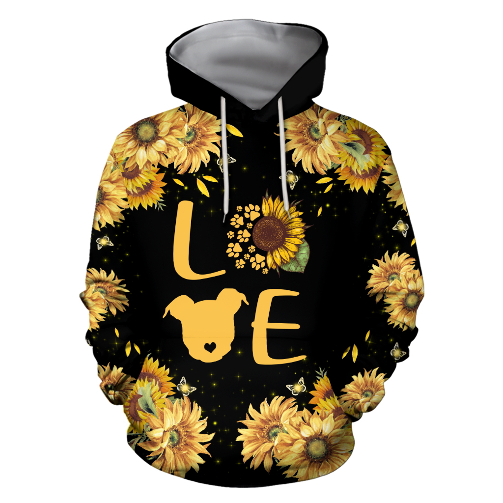 Pit Bull Lovers Combo 3D Hoodie