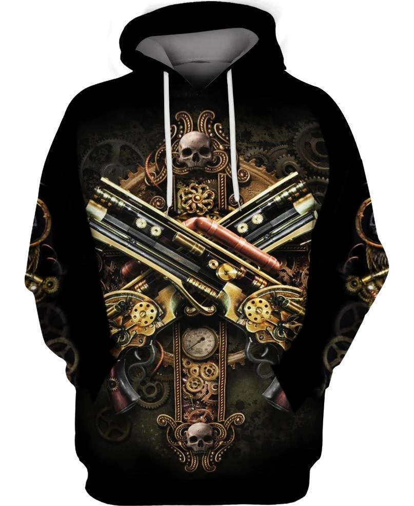 PL Skeleton Skull 3D Hoodie