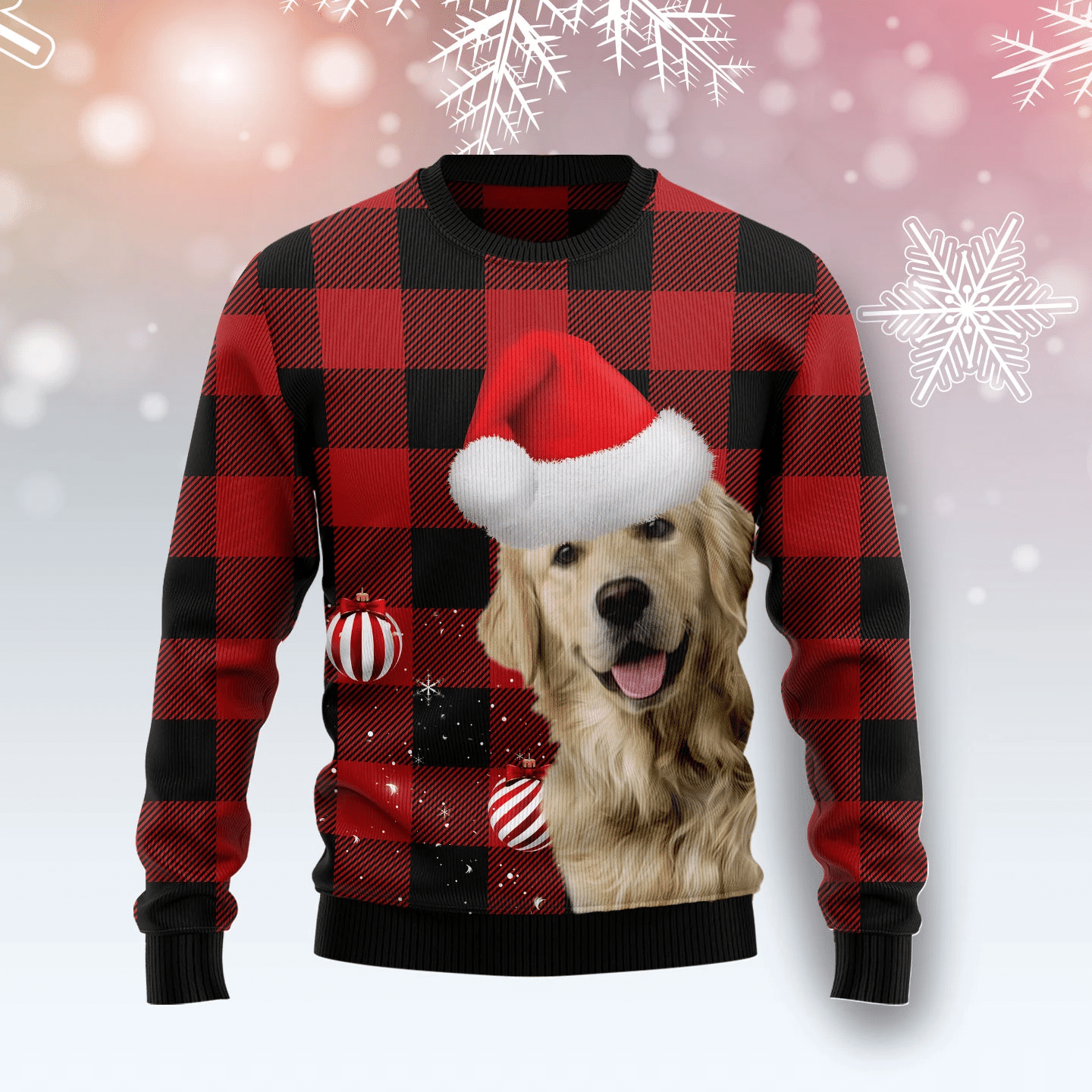 Plaid Ugly Christmas Sweater- Best Christmas Gifts 2023