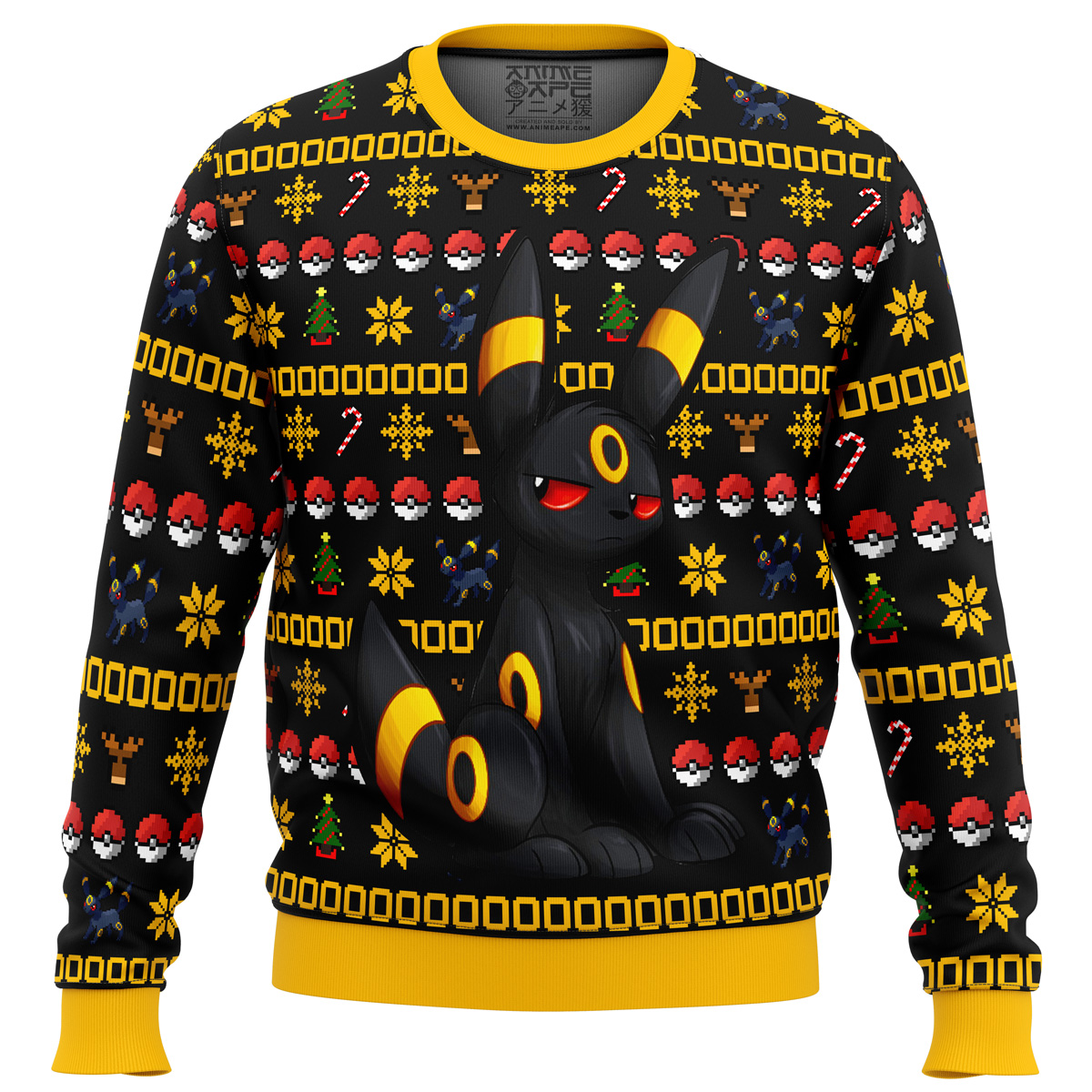 Pokemon Christmas Umbreon Ugly Christmas Sweater- Best Christmas Gifts 2023