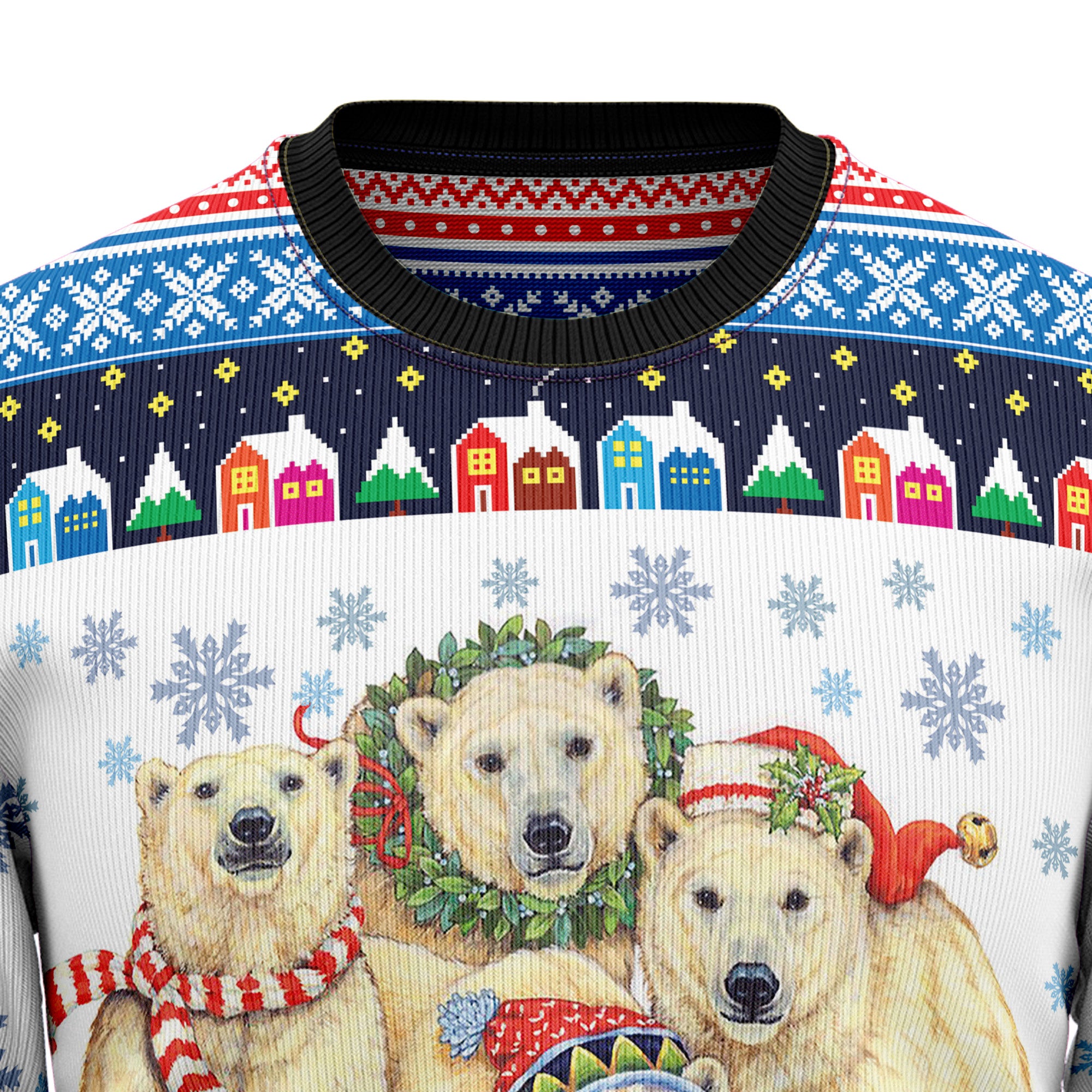 Polar Bears Christmas HZ112314 Ugly Christmas Sweater- Best Christmas Gifts 2023