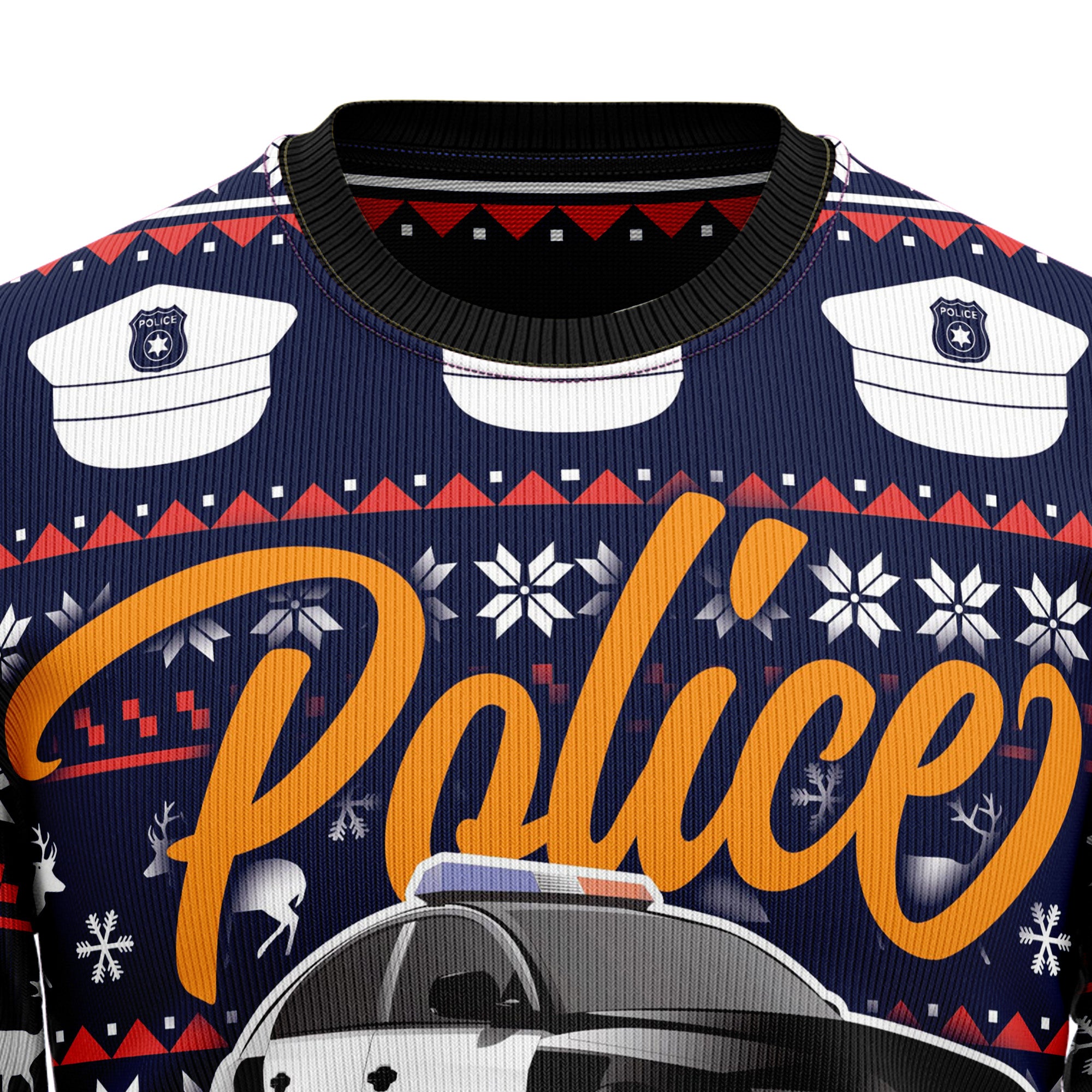 Police Navidad HT92401 Ugly Christmas Sweater- Best Christmas Gifts 2023