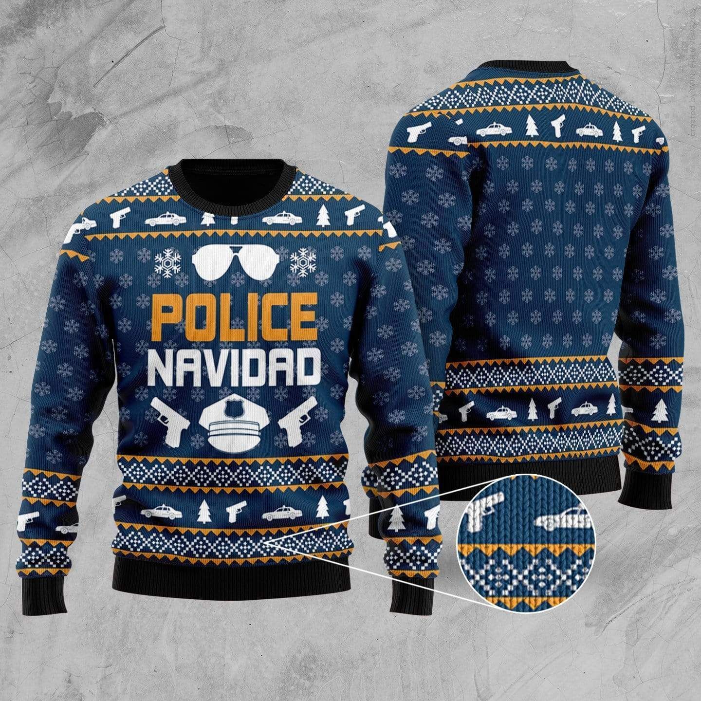 Police Navidad Ugly Christmas Sweater – Best Christmas Gifts 2023