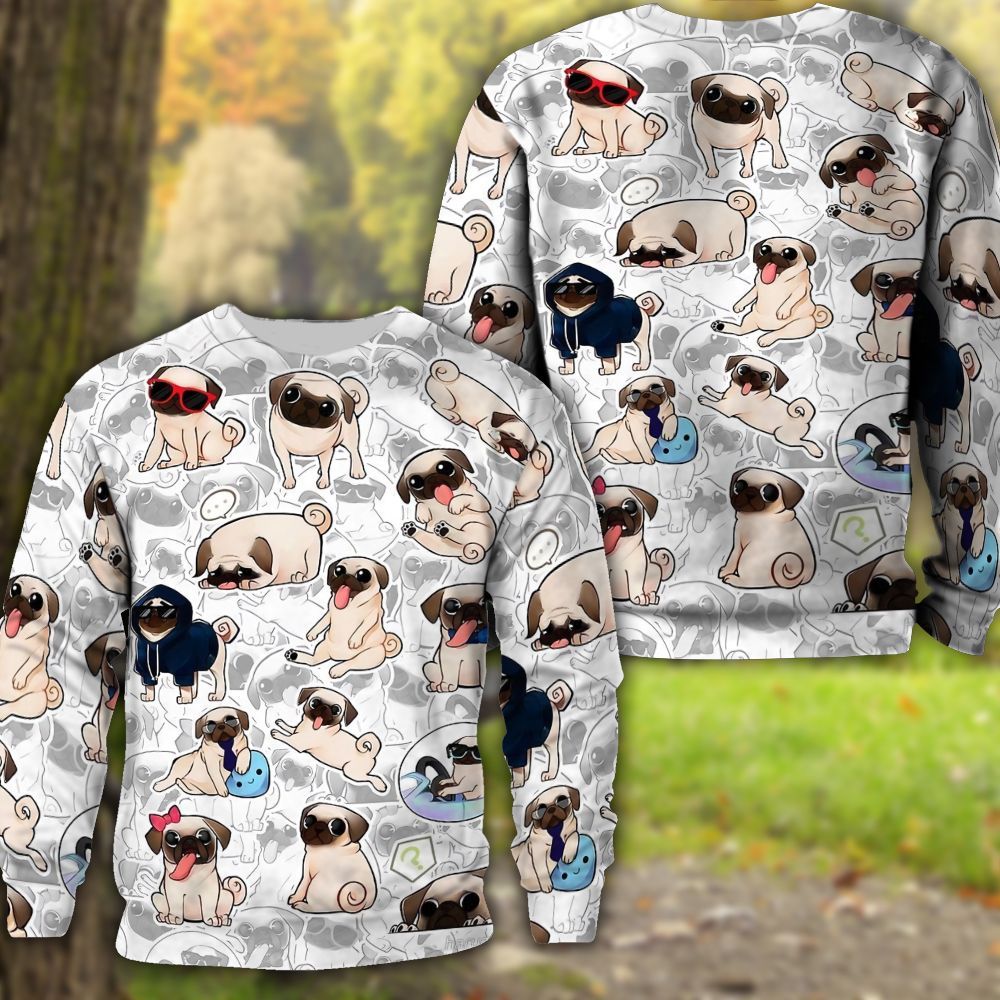 Pug Ntqj Dtm Sweatshirt – Best Christmas Gifts 2023