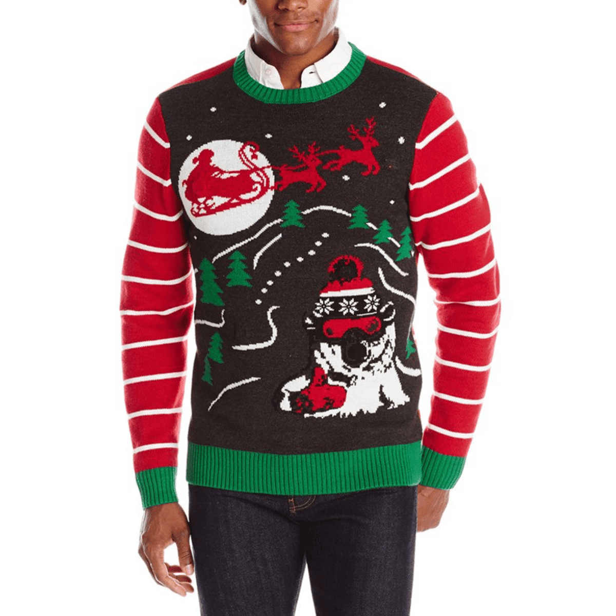 Radical Polar Bro Light Up On Ugly Christmas Sweater – Best Christmas Gifts 2023