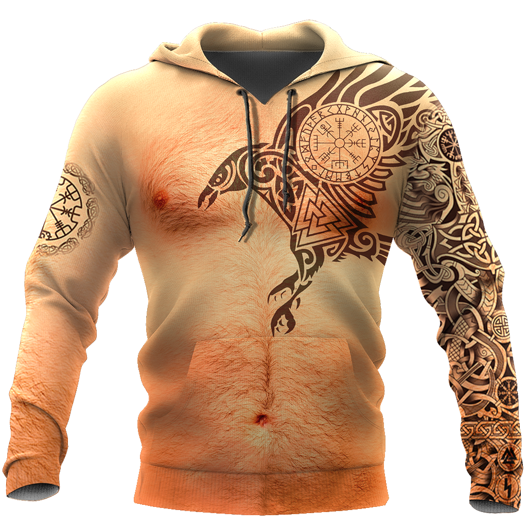 Real Viking Tattoos 3D Hoodie