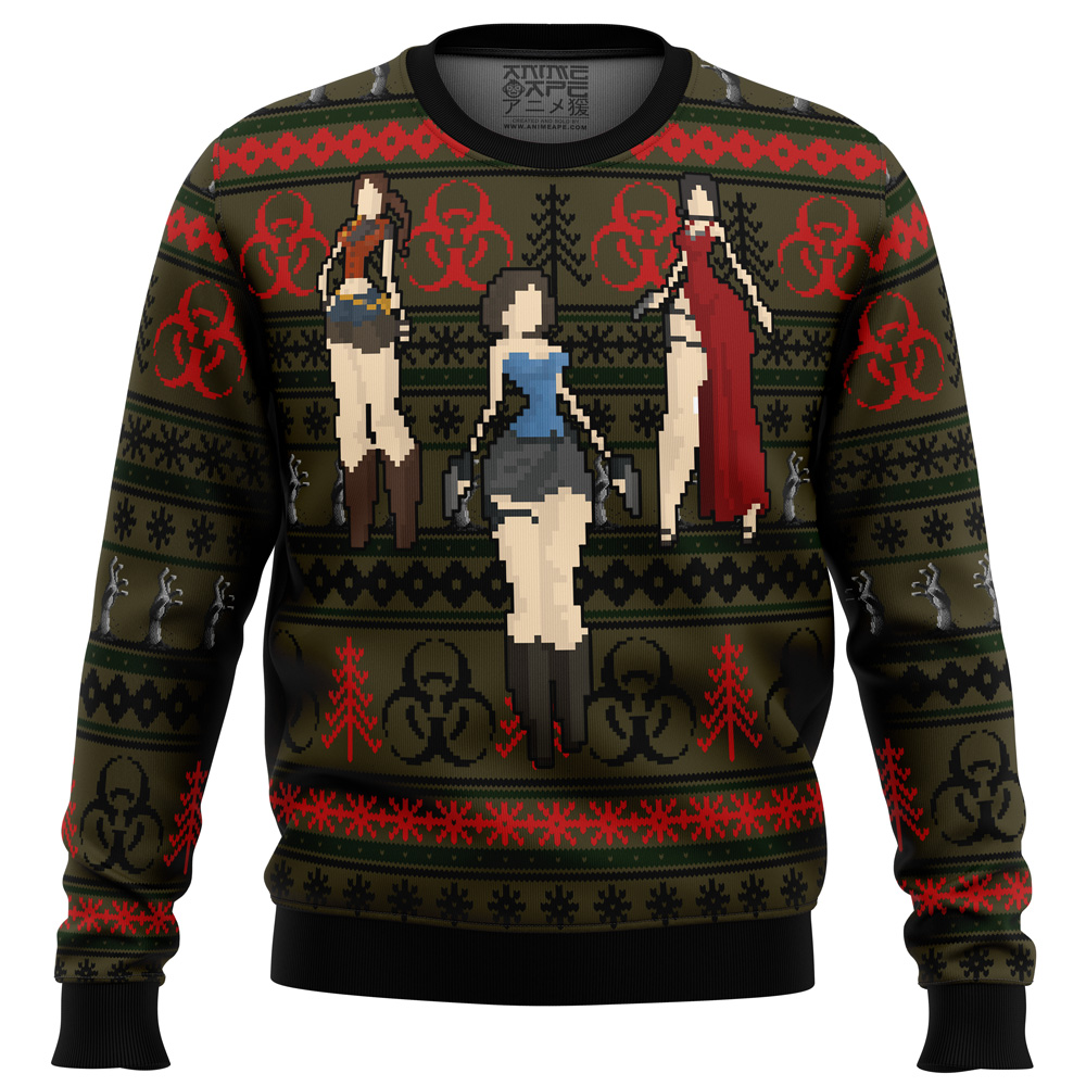 Resident Evil Ugly Christmas Sweater- Best Christmas Gifts 2023