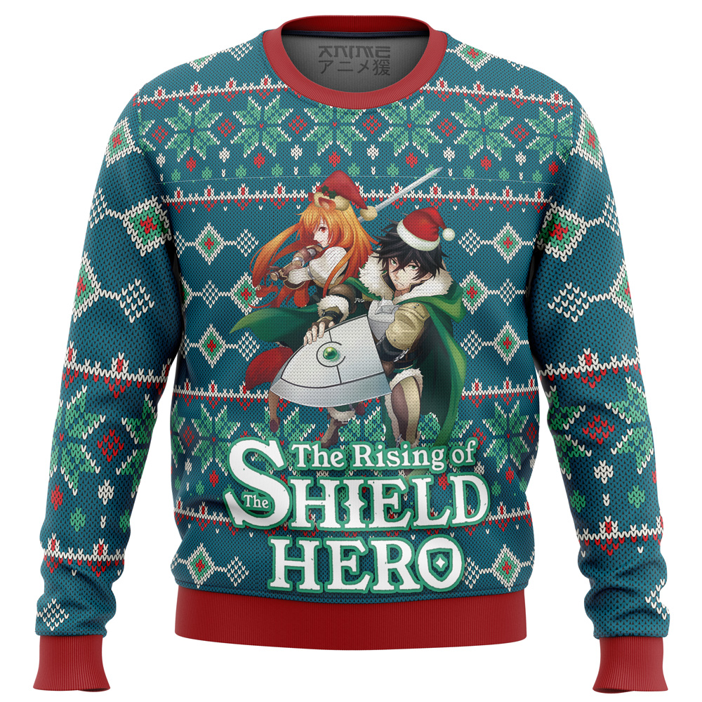 Rising of the Shield Hero Alt Ugly Christmas Sweater- Best Christmas Gifts 2023