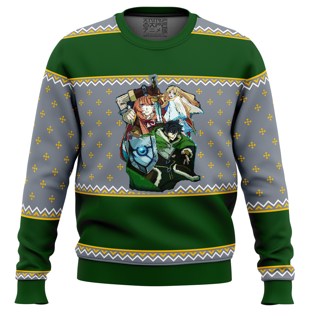 Rising of the Shield Hero Characters Ugly Christmas Sweater- Best Christmas Gifts 2023