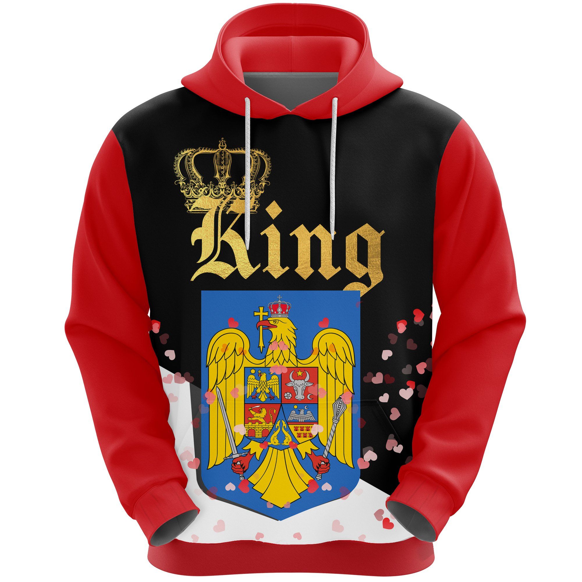 Romania King Valentine Hoodie