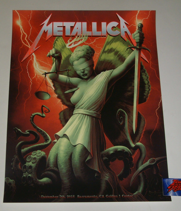 Ron Ransom Metallica Sacramento Poster