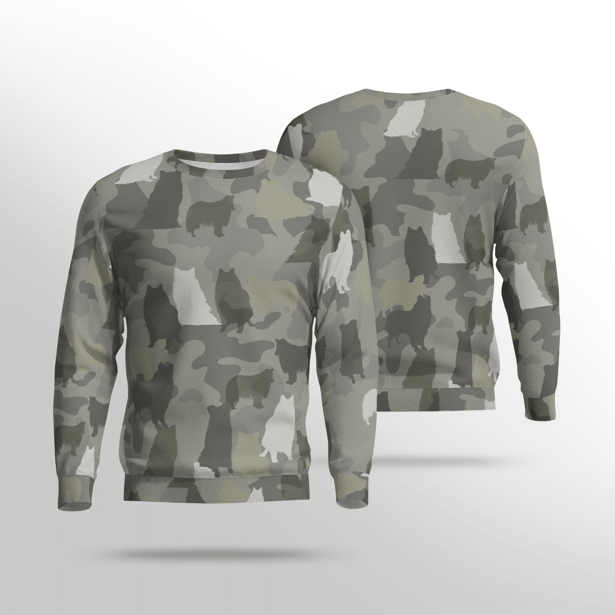 Rough Collie Camouflage Sweatshirt – Best Christmas Gifts 2023