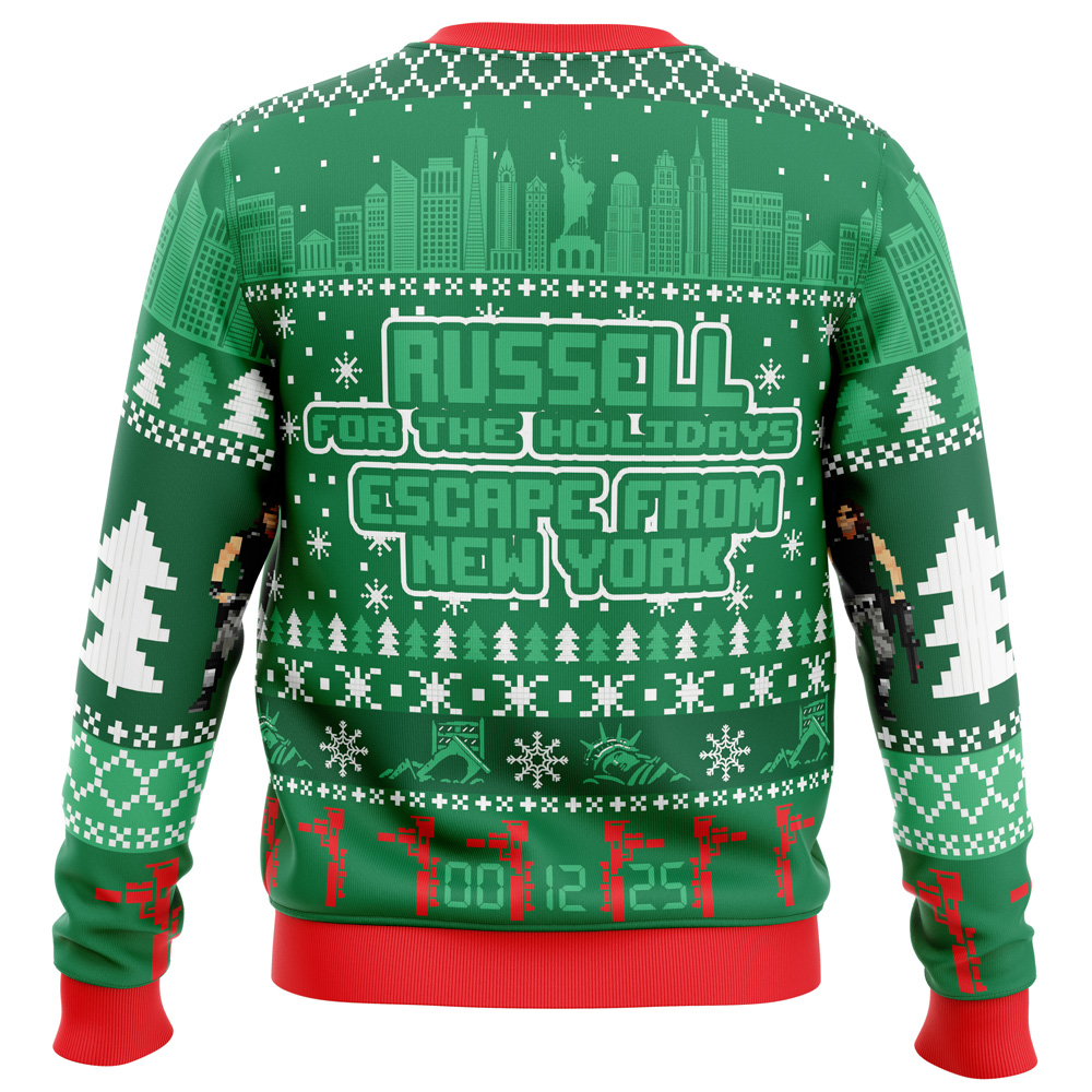 Russell for the Holidays Escape in New York Ugly Christmas Sweater- Best Christmas Gifts 2023
