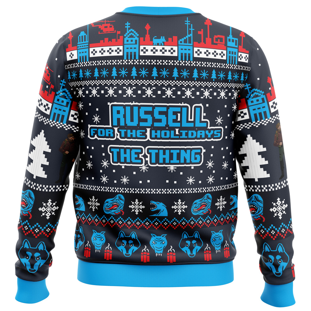 Russell for the Holidays The Thing Ugly Christmas Sweater- Best Christmas Gifts 2023