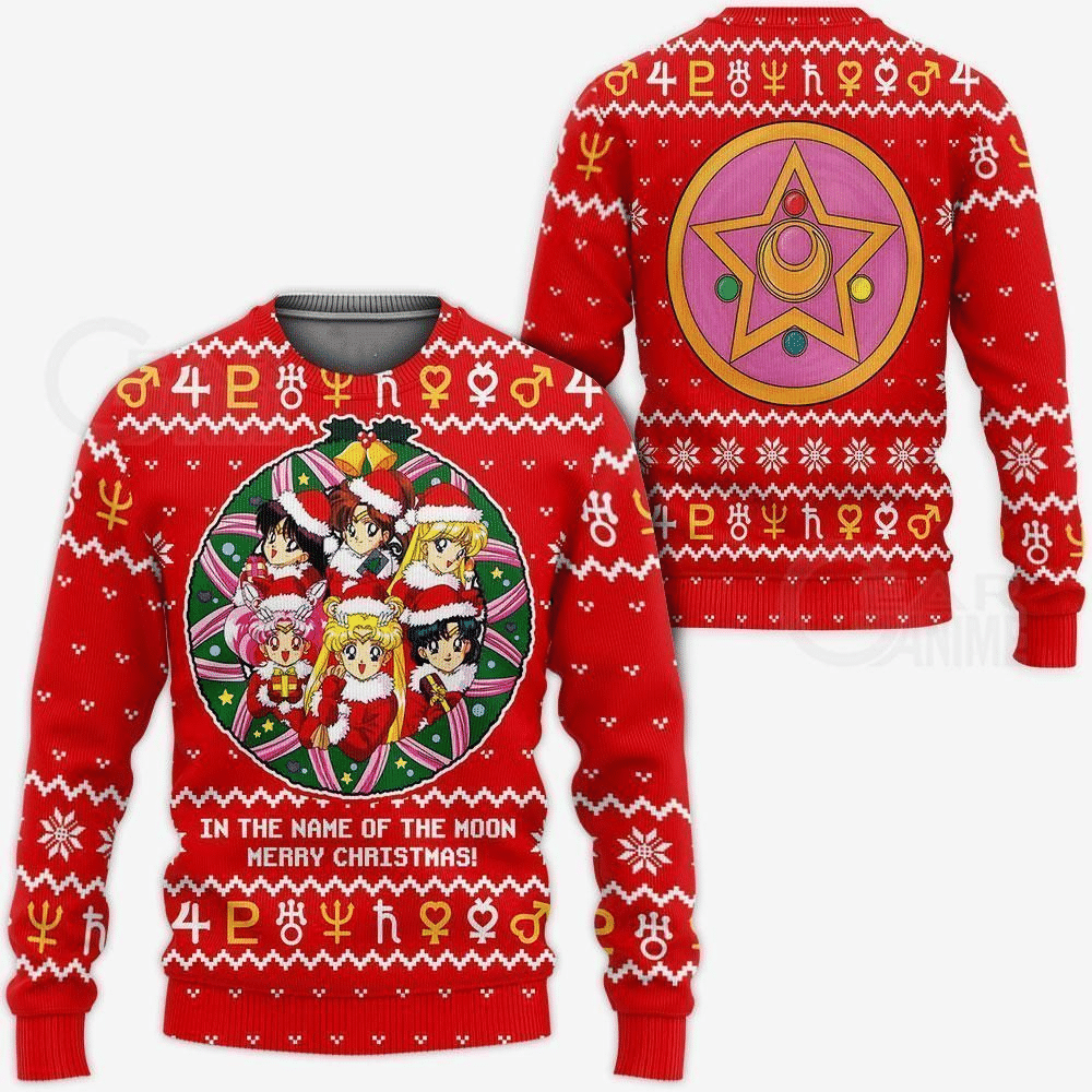 Sailor Moon Anime 1 Ugly Sweater Gifts- Best Christmas Gifts 2023