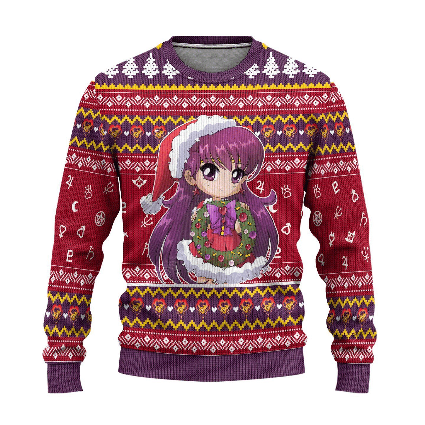 Sailor Moon Anime Sailor Mars 9 Ugly Sweater Gifts- Best Christmas Gifts 2023