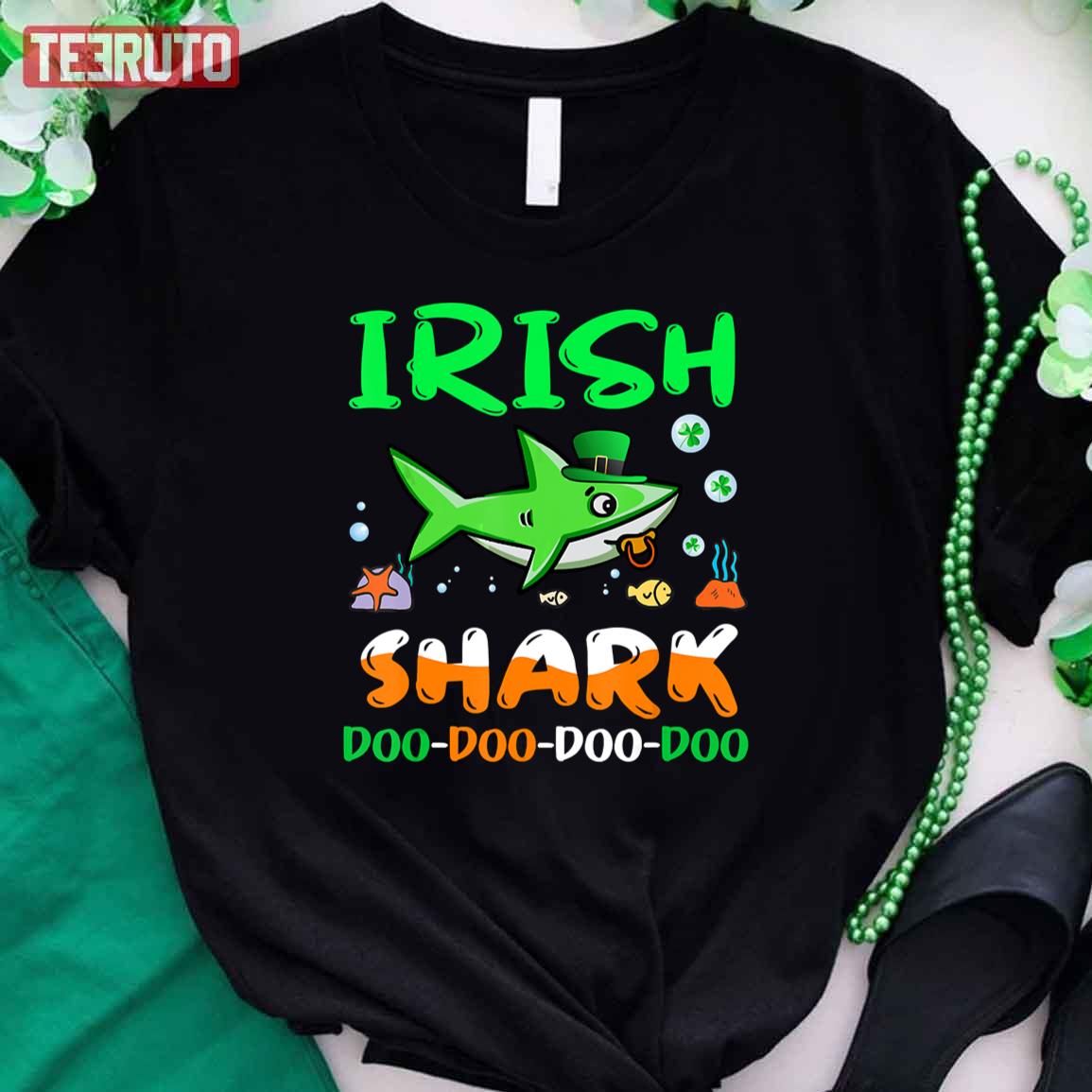 Saint Patricks Day Irish Shark Doo Doo Doo Unisex T-Shirt