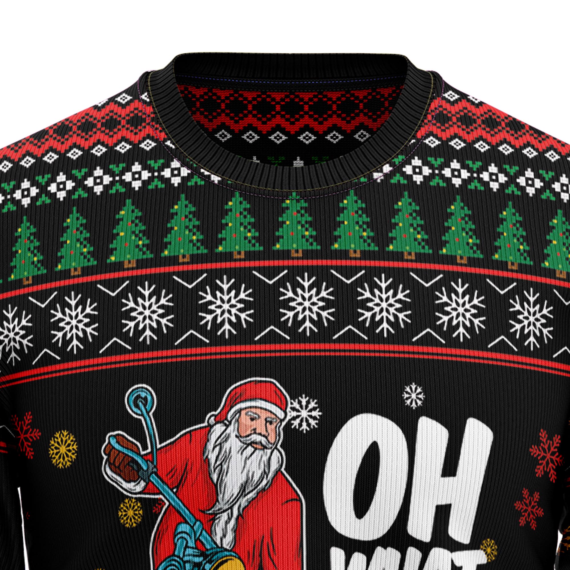 Santa And Motor T1911 Ugly Christmas Sweater- Best Christmas Gifts 2023