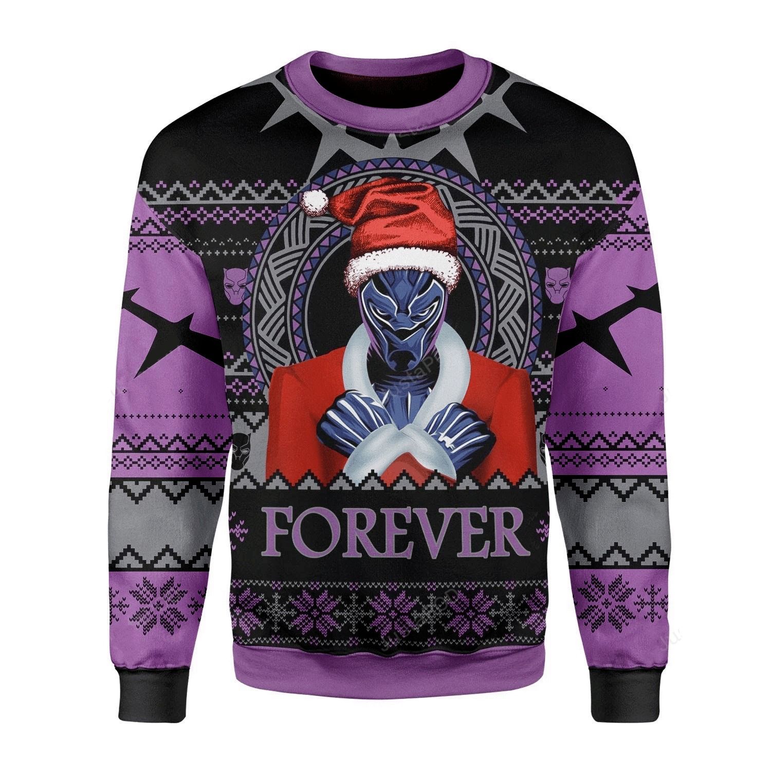 Santa Black Panther Wankada Ugly Sweater- Best Christmas Gifts 2023