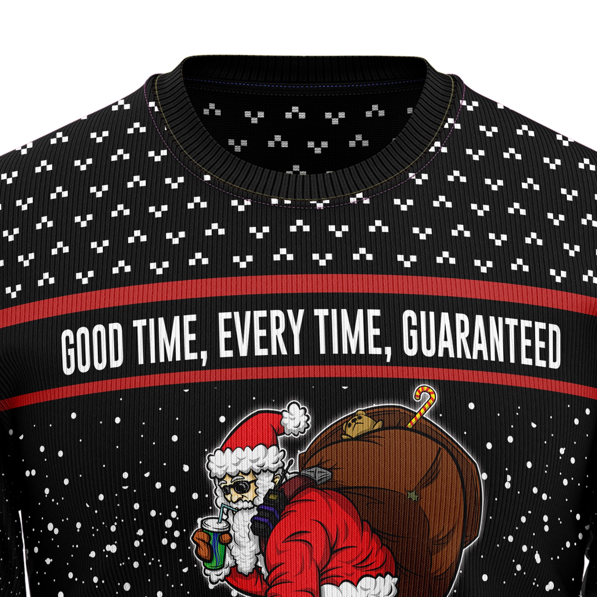 Santa Claus Love Biking TG51022 Ugly Christmas Sweater- Best Christmas Gifts 2023