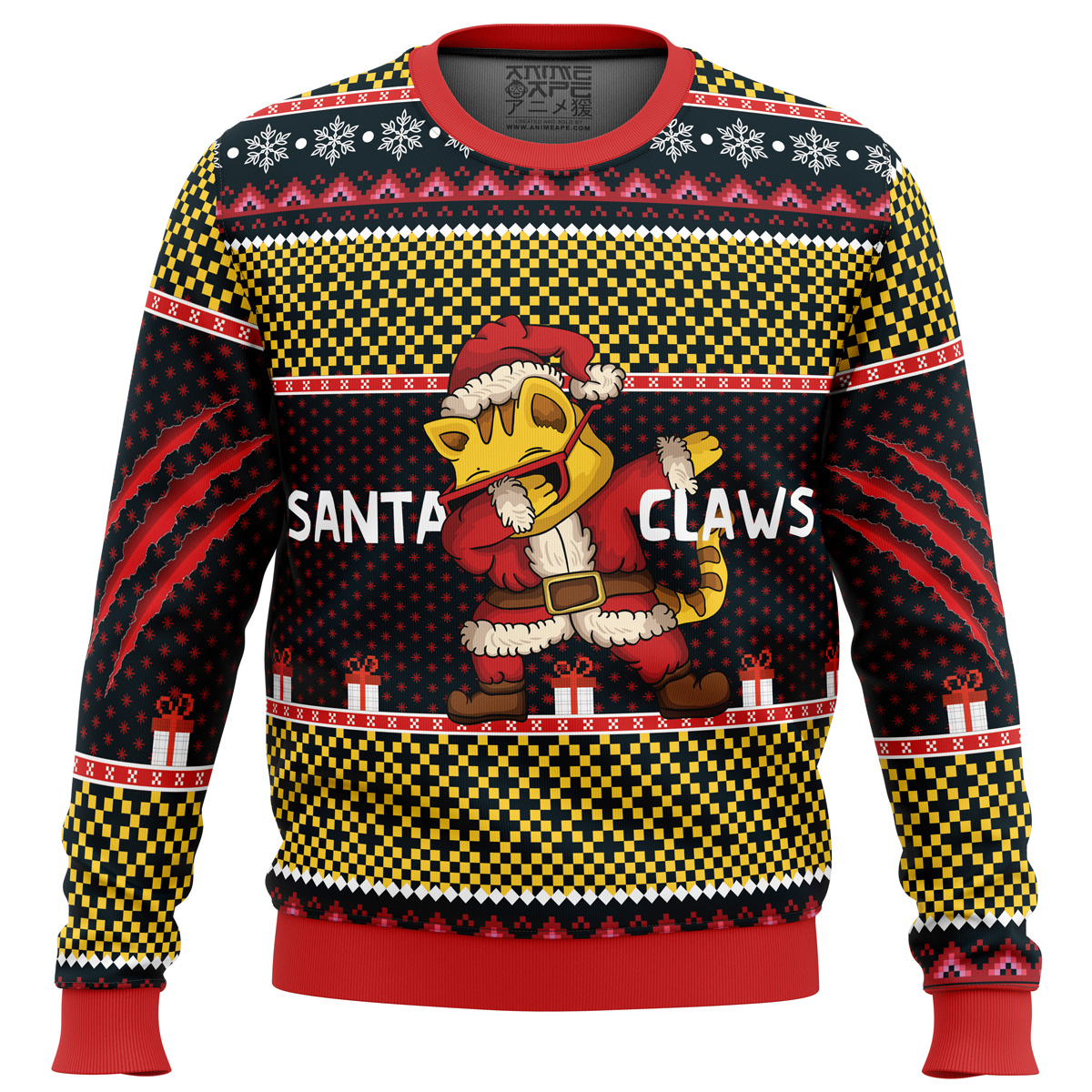 Santa Claws Ugly Christmas Sweater- Best Christmas Gifts 2023