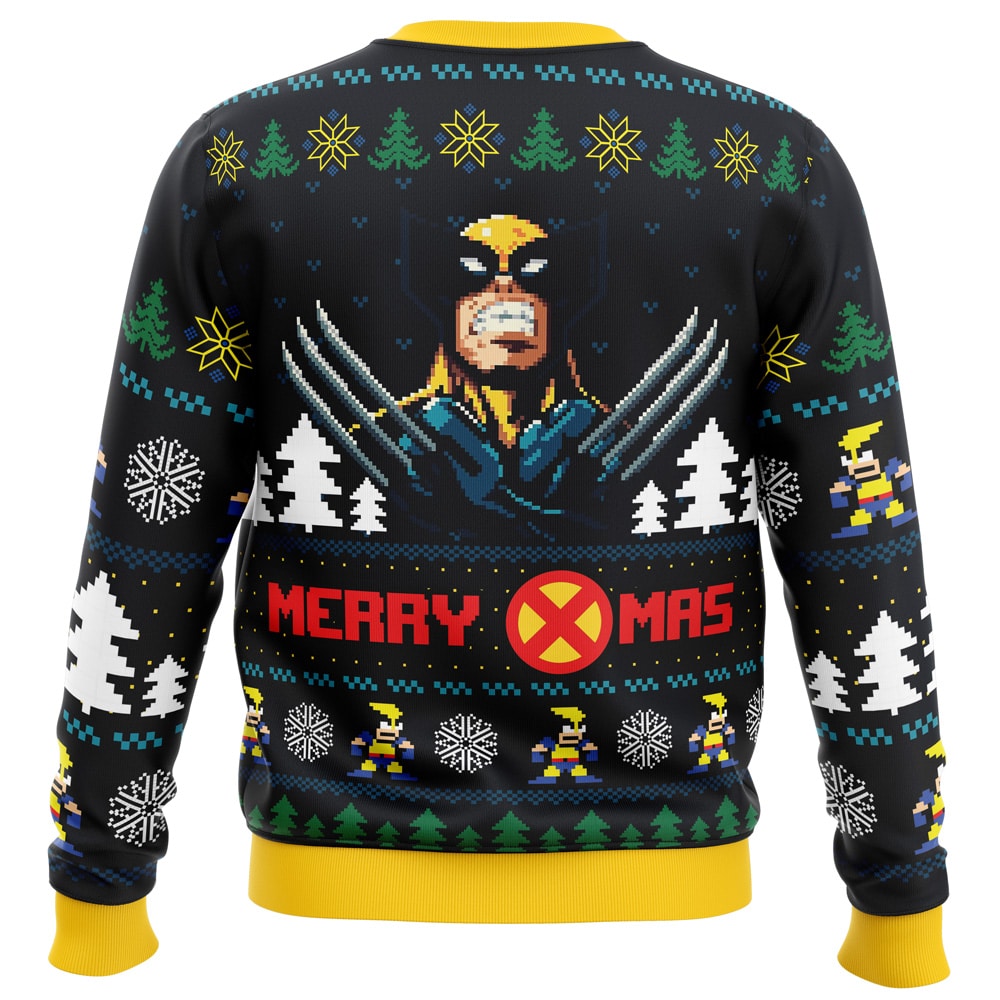 Santa Claws Wolverine Marvel Ugly Christmas Sweater- Best Christmas Gifts 2023