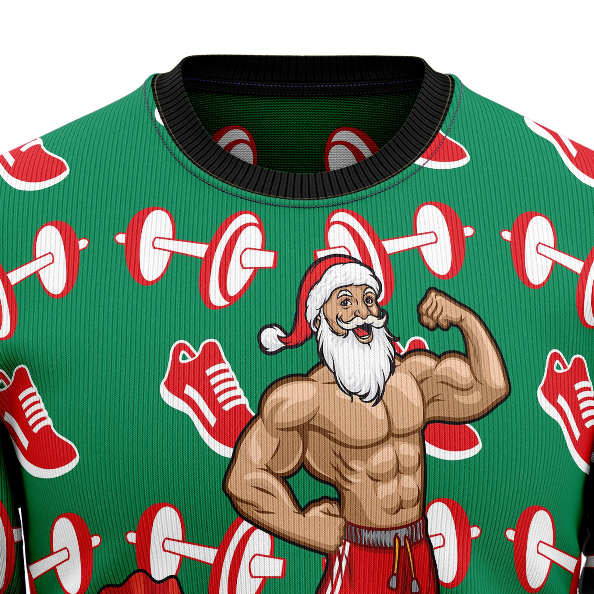 Santa Gym HZ92809 Ugly Christmas Sweater- Best Christmas Gifts 2023