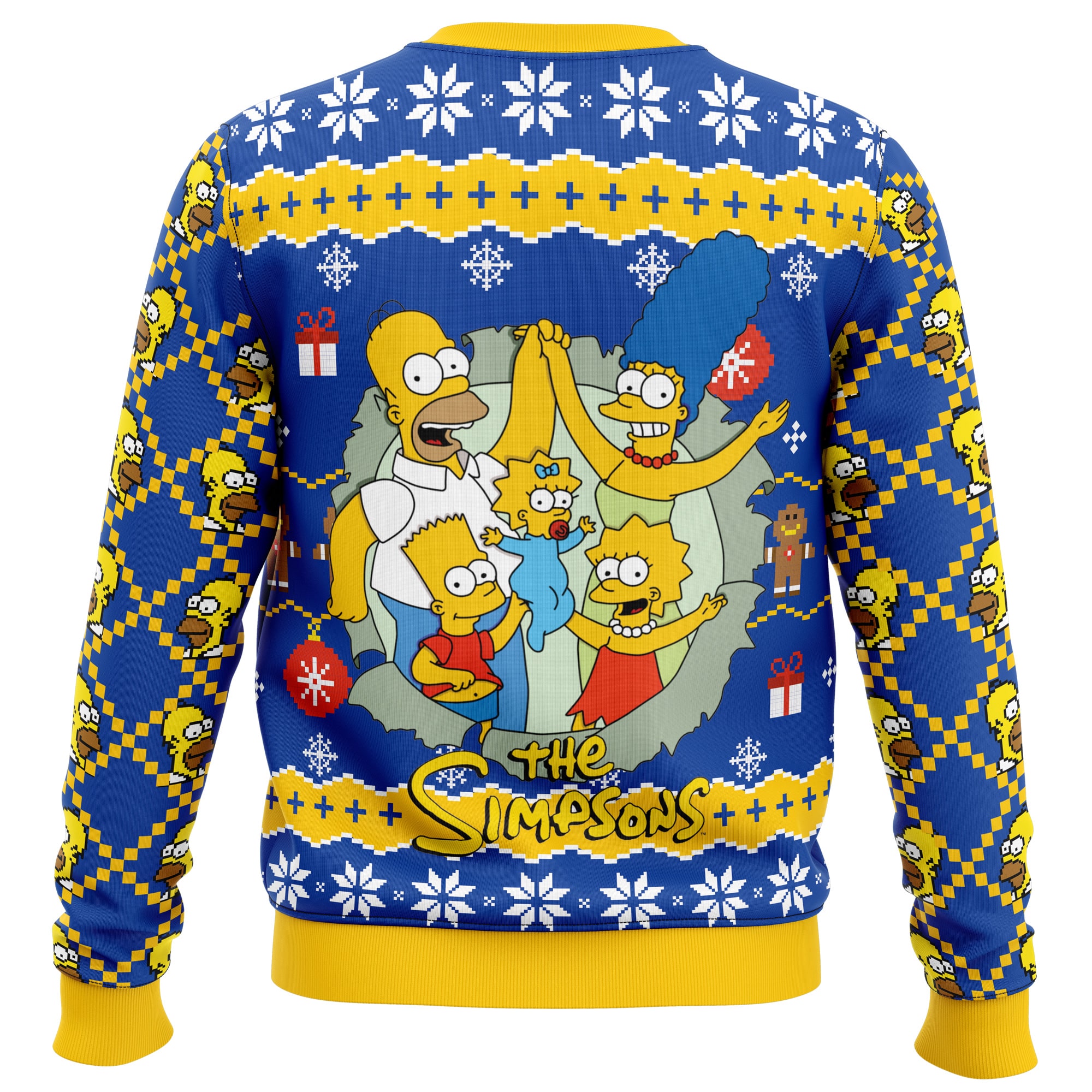 Santa Homer The Simpsons Ugly Christmas Sweater- Best Christmas Gifts 2023