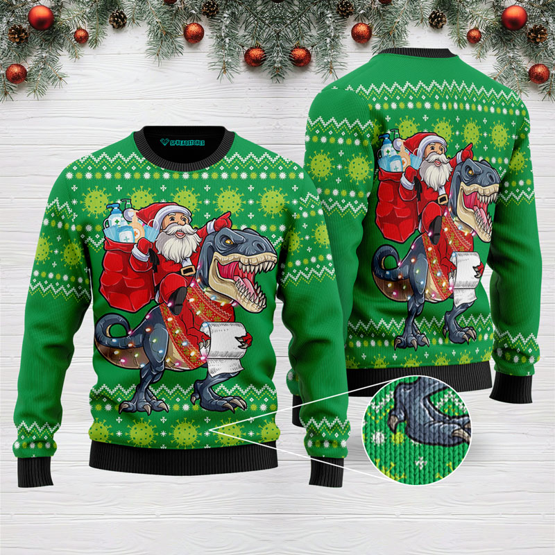 Santa Tree Rex Ugly Christmas Sweater – Best Christmas Gifts 2023