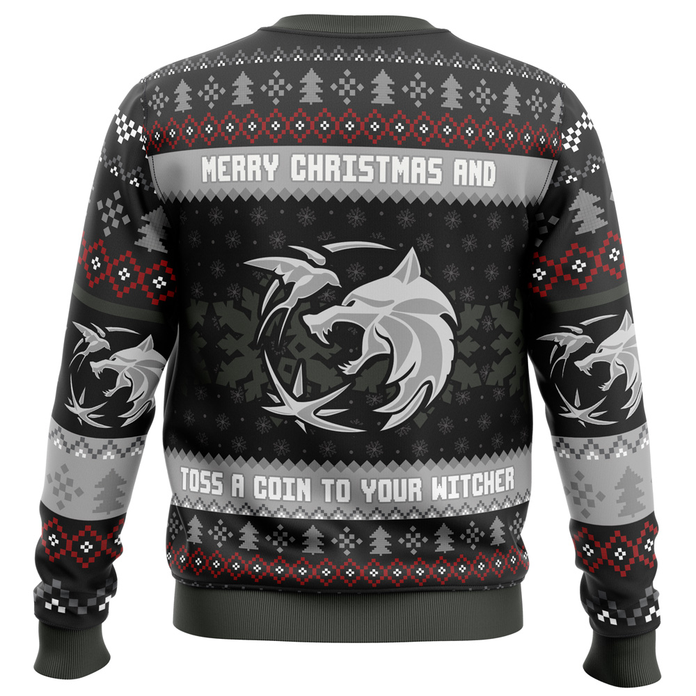 Santa Witcher The Witcher Ugly Christmas Sweater- Best Christmas Gifts 2023