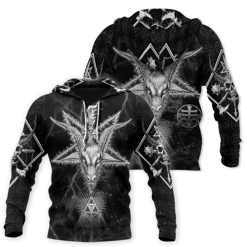 Satanic Tribal 3D Hoodie