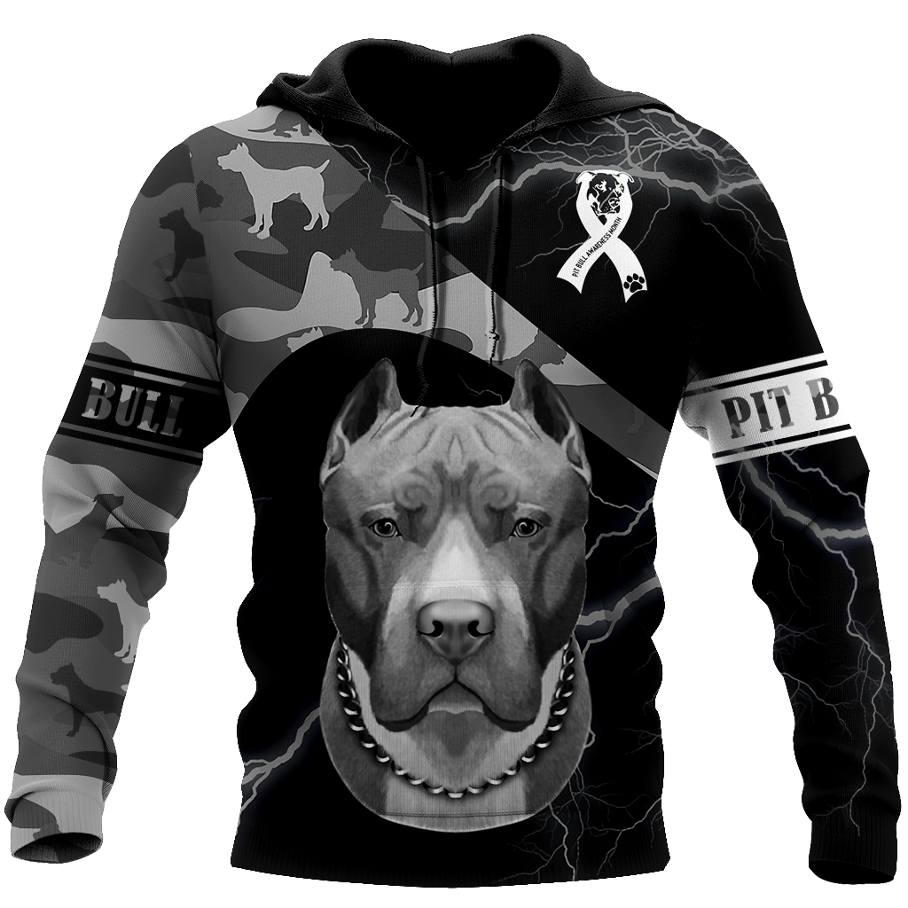 Save A Pit Bull Euthanize A Dog Fighter 3D Hoodie