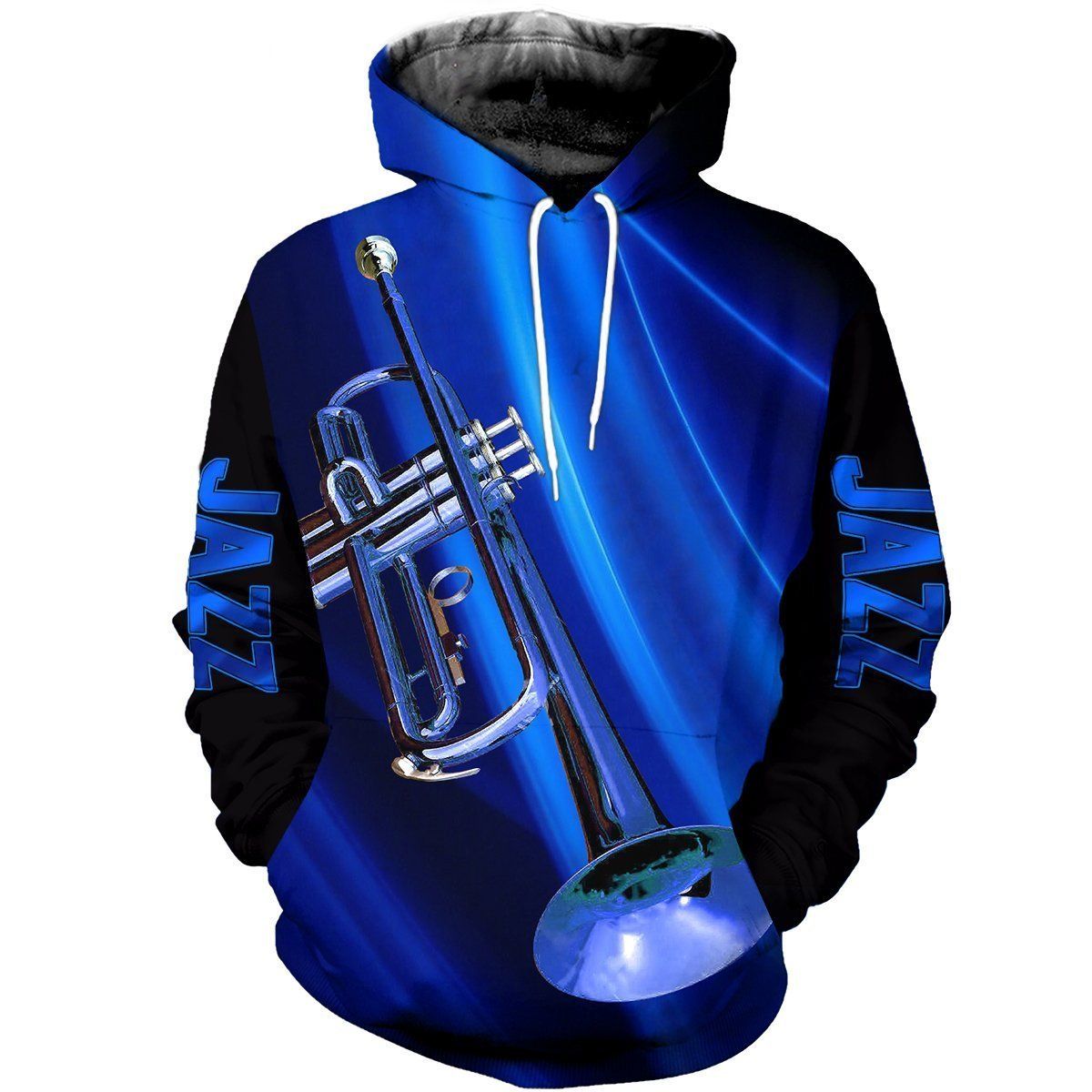 Saxophon 3D Hoodie