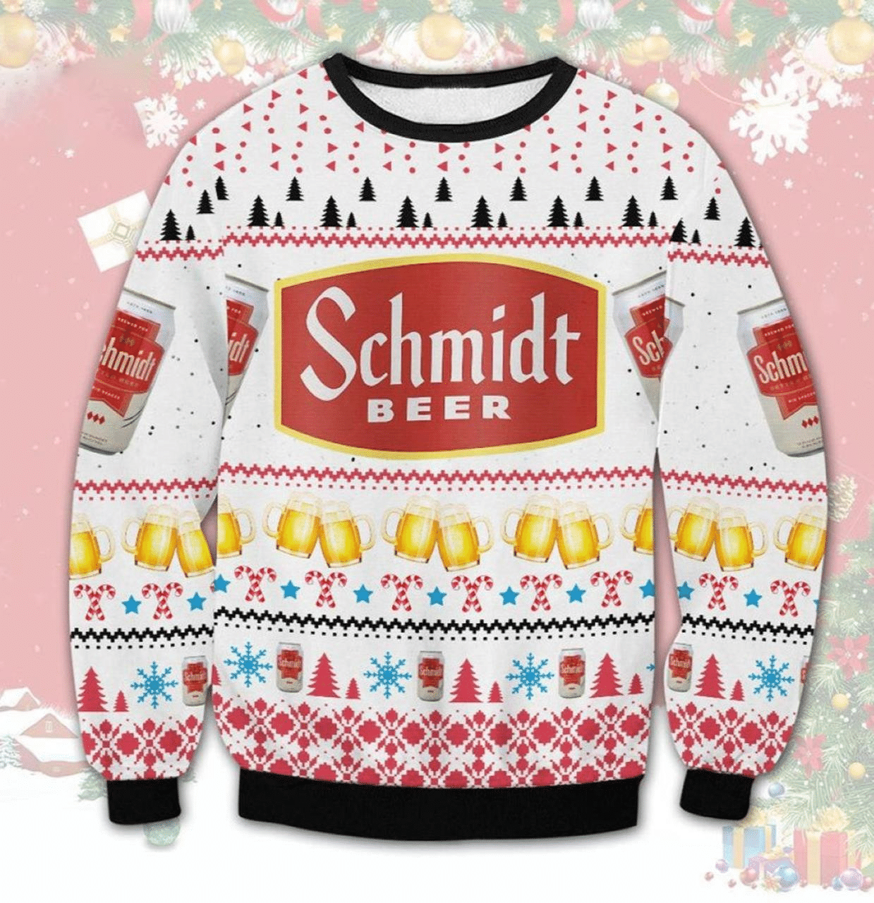 Schmidt Beer Ugly Sweater Gifts, Schmidt Beer Gift Fan Ugly Sweater- Best Christmas Gifts 2023