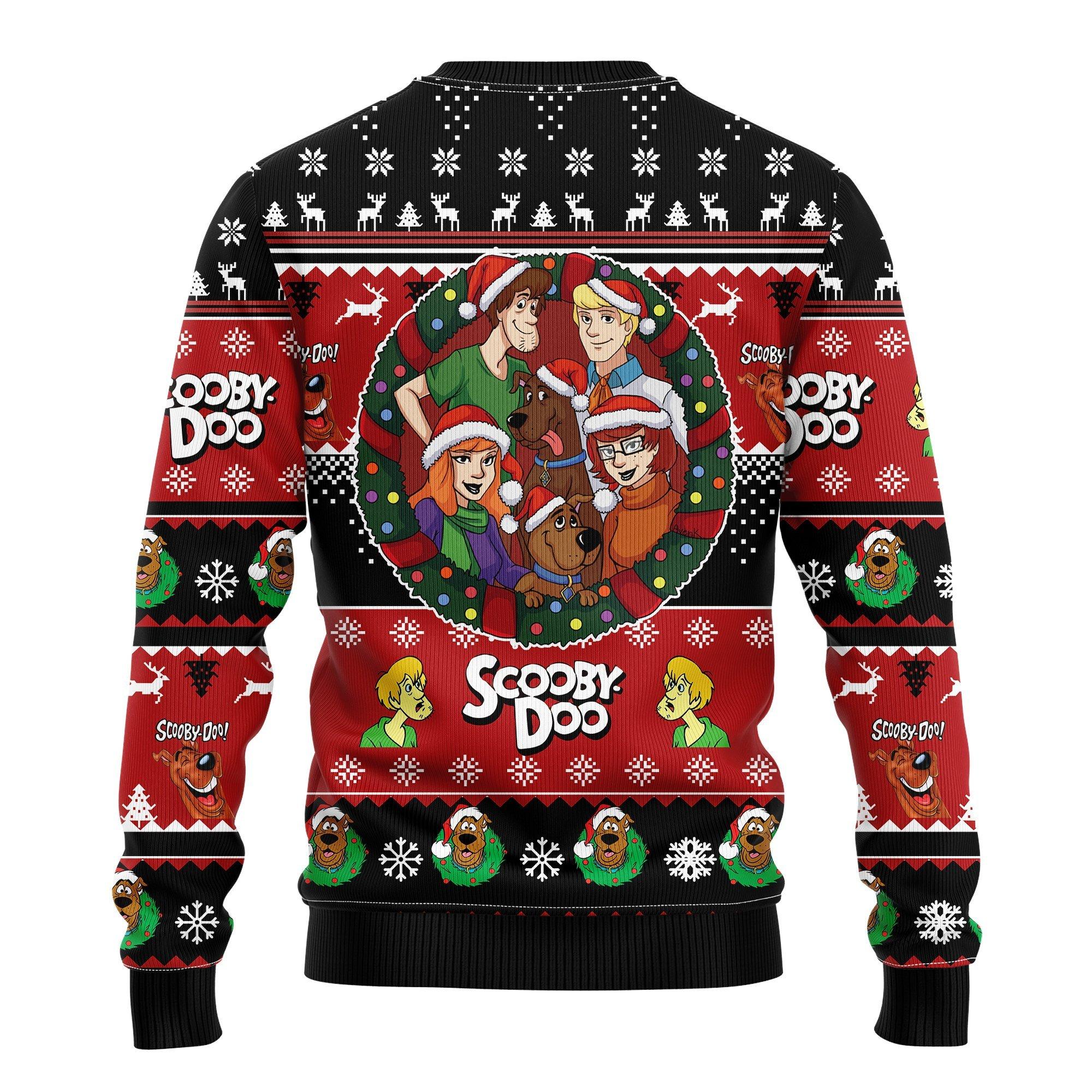 Scooby Doo Cartoon Merry Xmas Gift Ugly Christmas Sweater- Best Christmas Gifts 2023