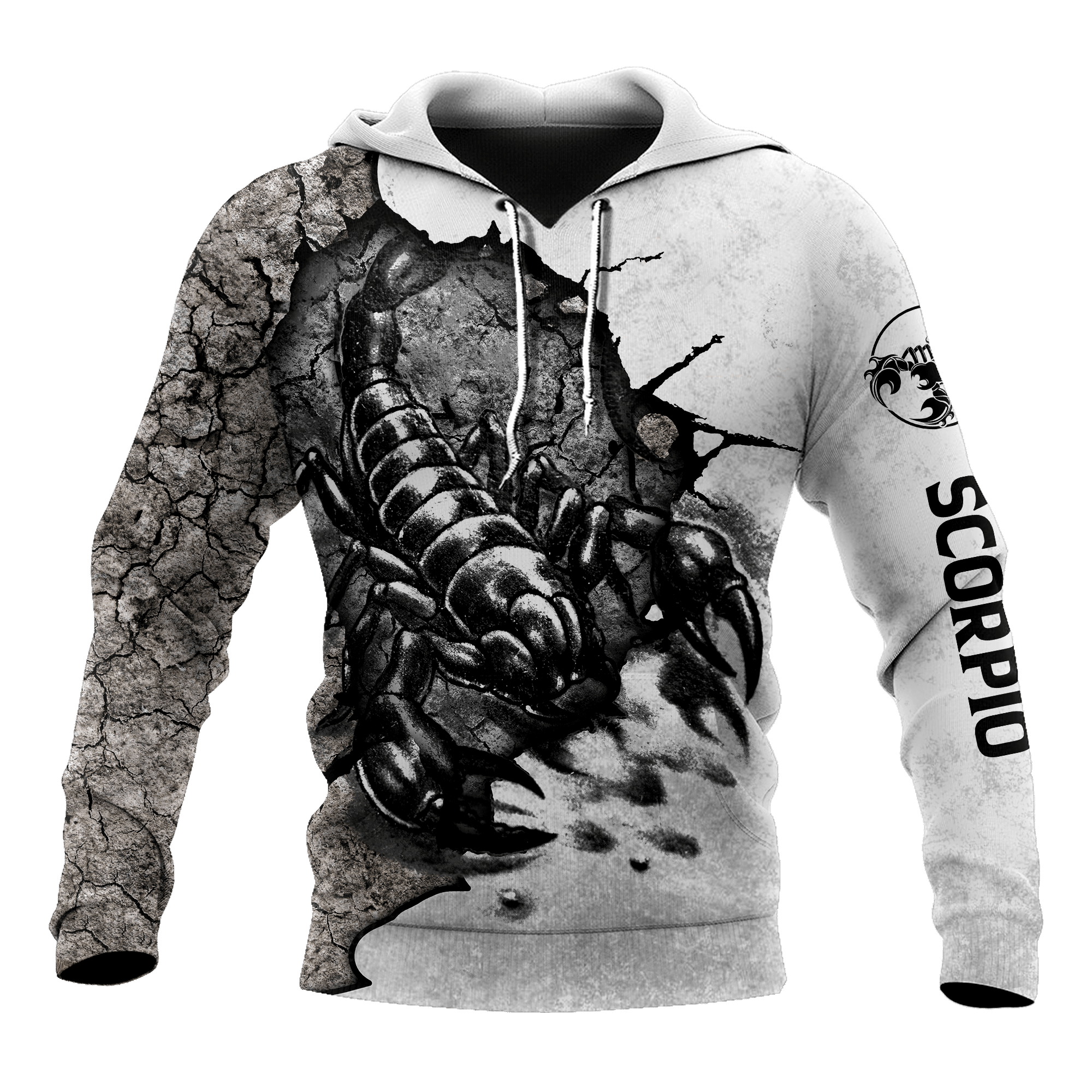 Scorpio Tattoo 3D Hoodie